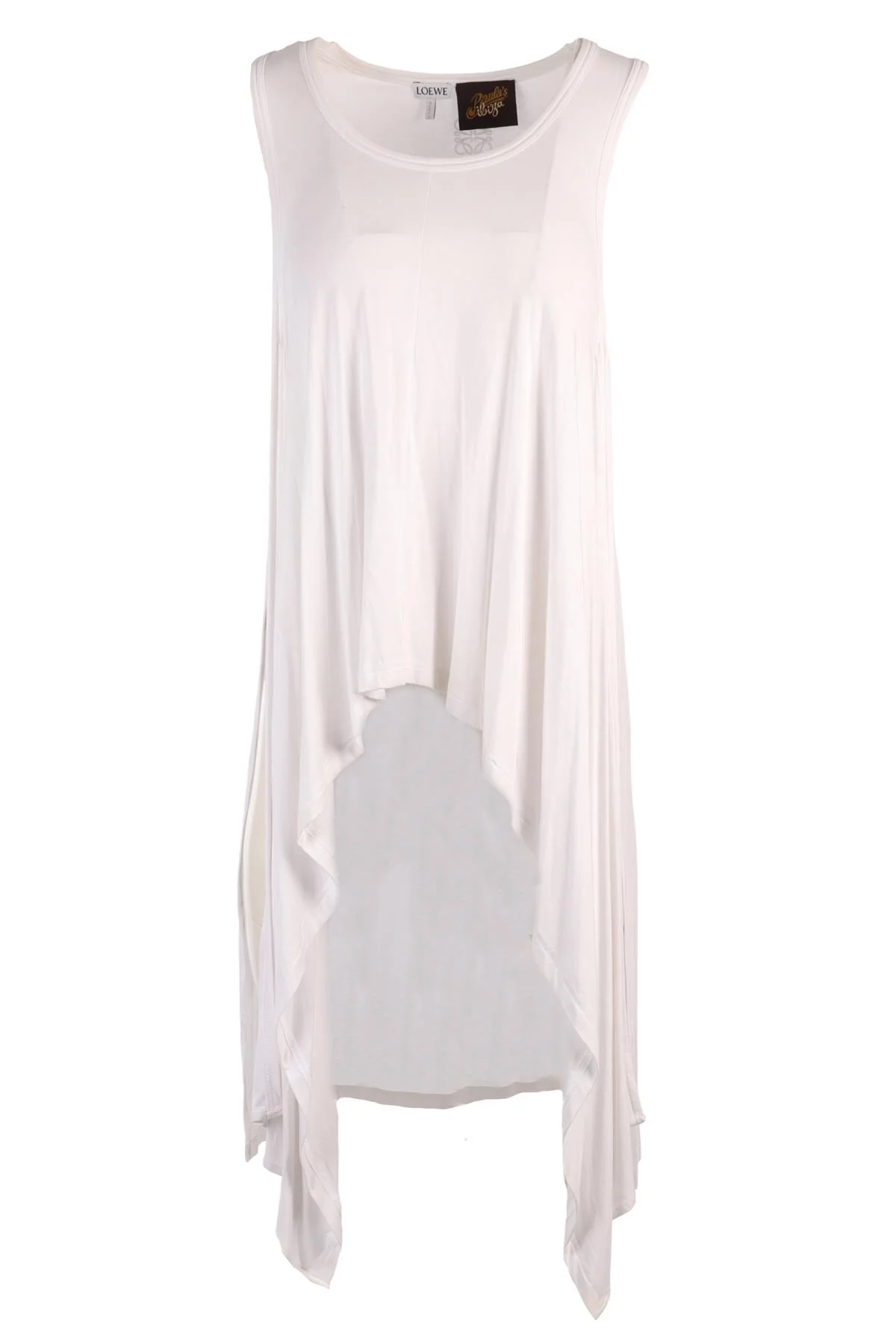 LOEWE + PAULA'S IBIZA WHITE JERSEY TOP SMALL