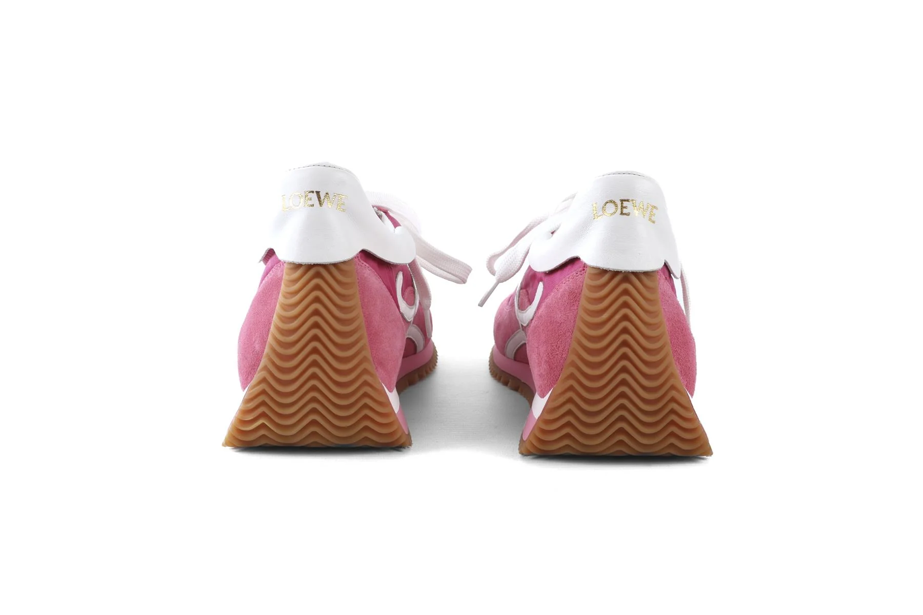 LOEWE PINK FLOW RUNNER SUEDE SNEAKERS EU 39 UK 6 US 9 - Image 5