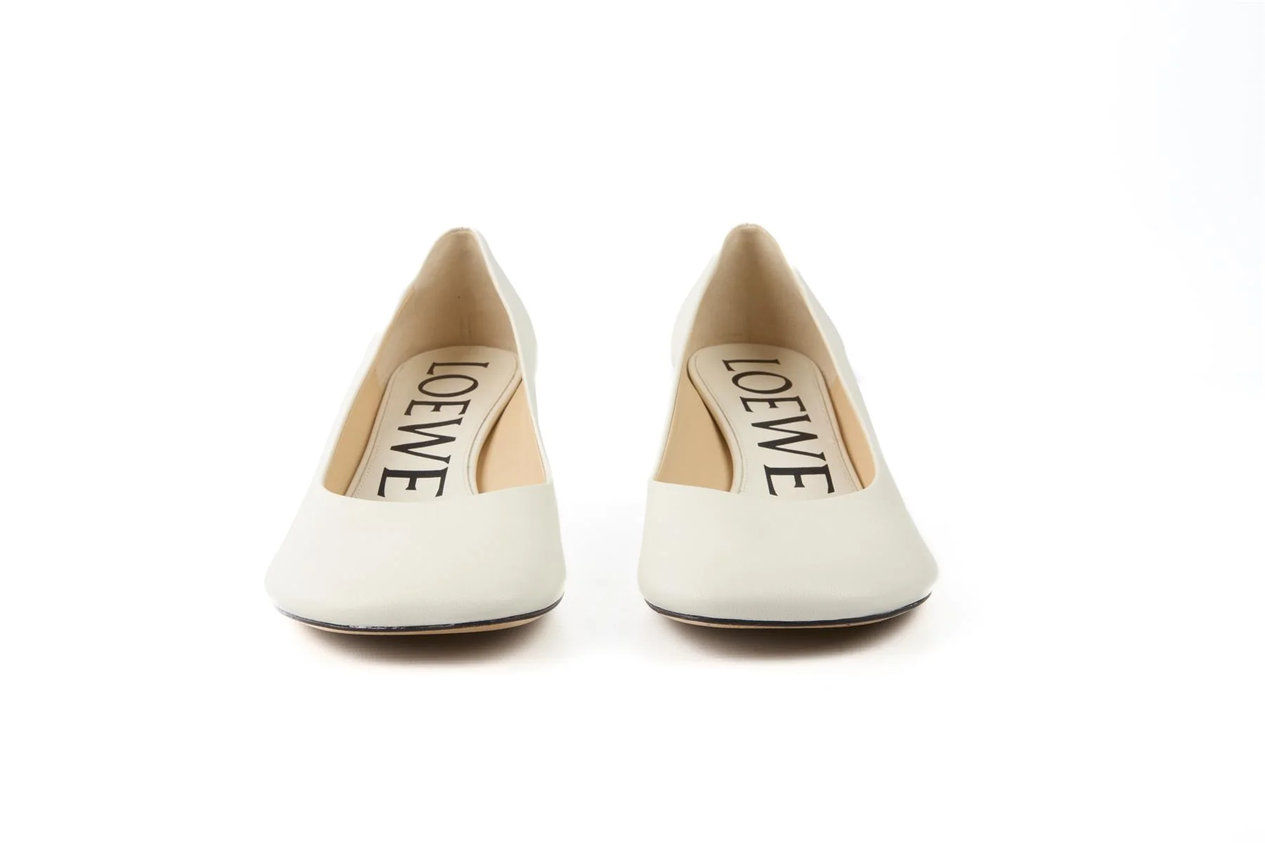 LOEWE WHITE TOY LEATHER PUMPS EU 40 UK 7 US 10 - Image 3