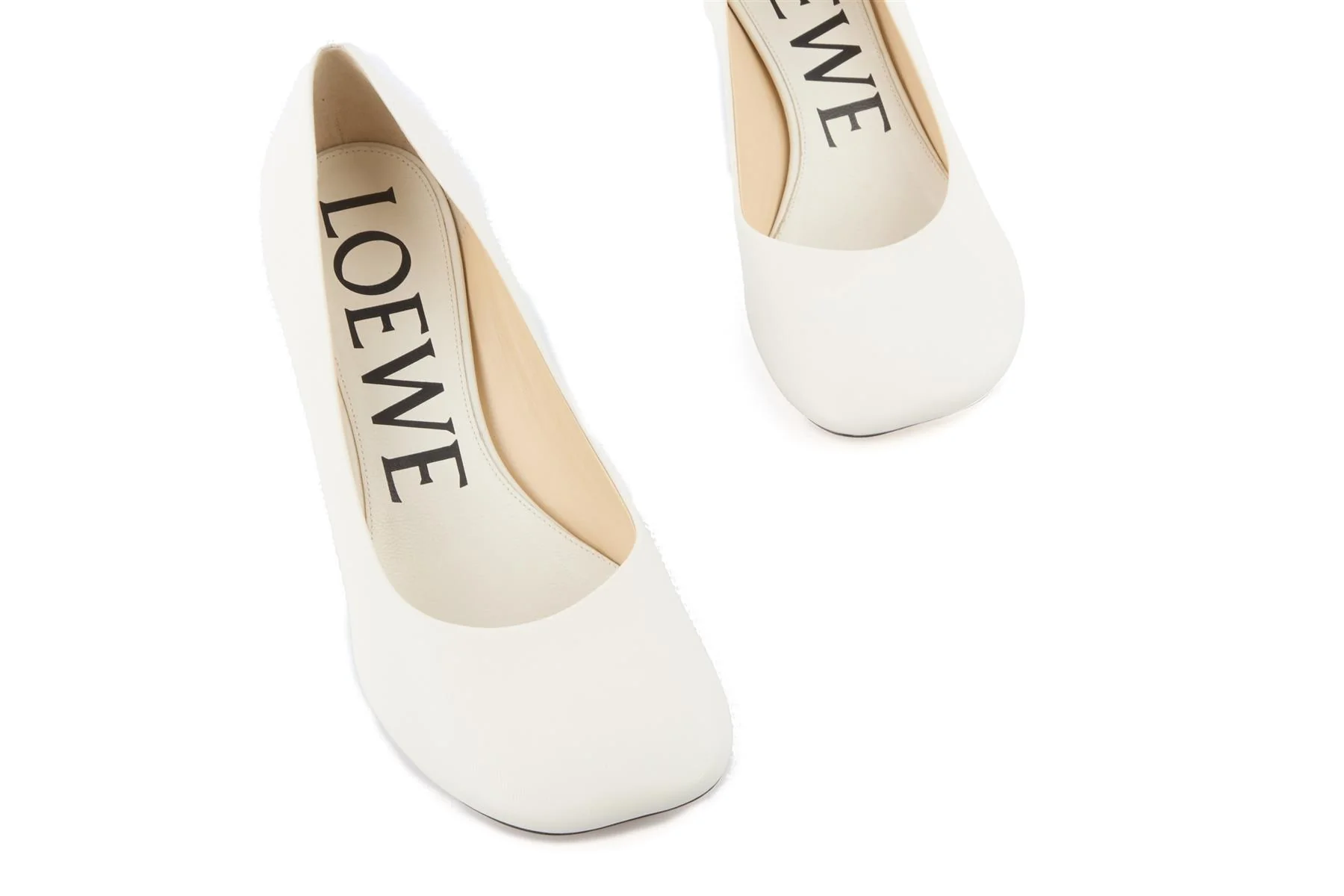 LOEWE WHITE TOY LEATHER PUMPS EU 40 UK 7 US 10 - Image 4