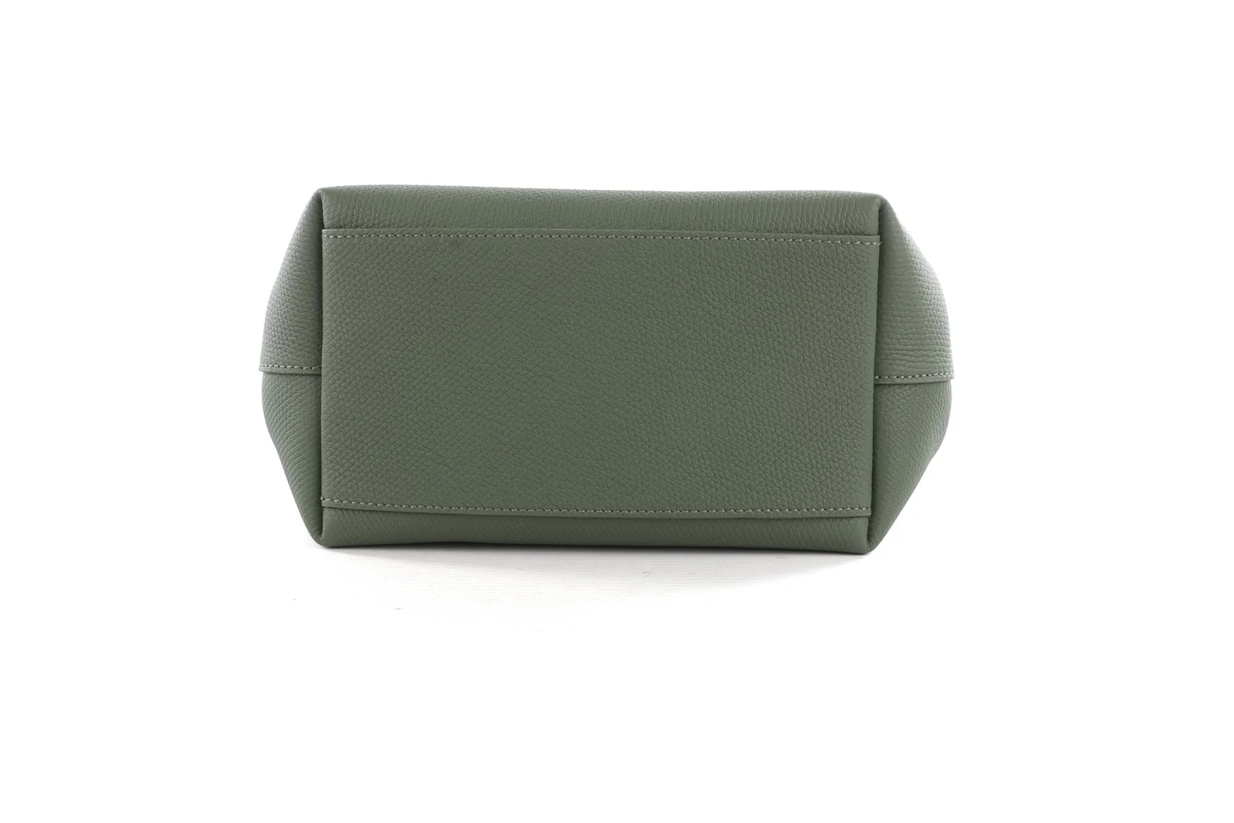 Longchamp Green Le Roseau Small Leather Tote Bag - Image 8