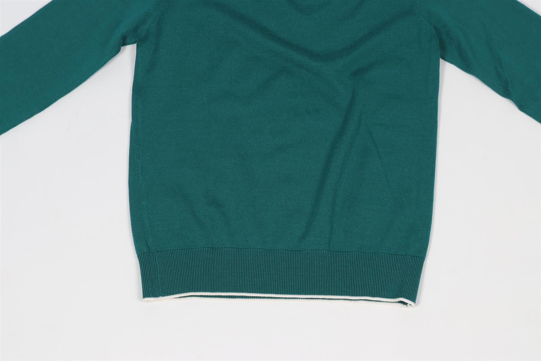 LORA PIANA GREEN KIDS BOYS COTTON SHIRT 6 YEARS - Image 5