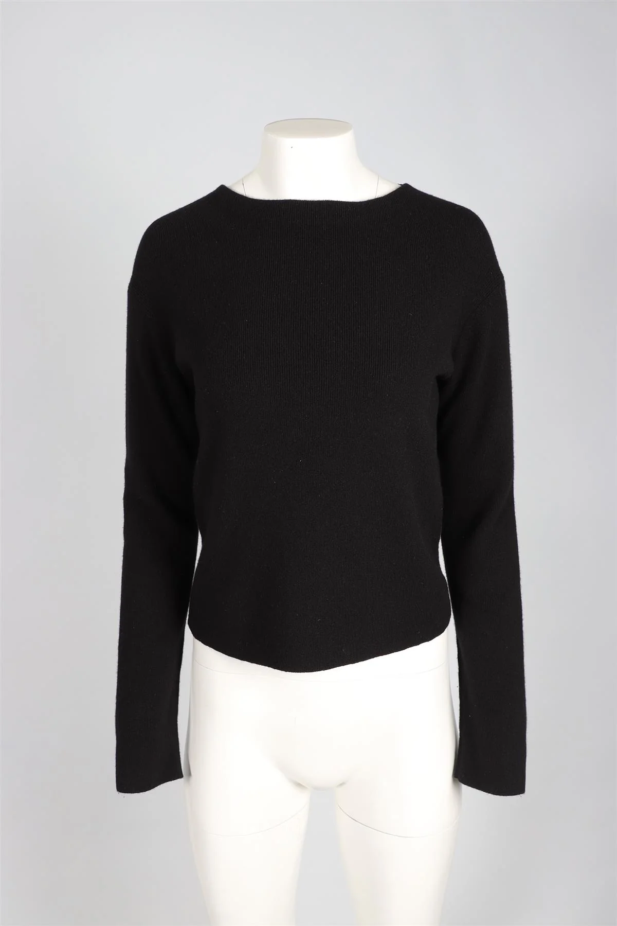 LORO PIANA BLACK CASHMERE SWEATER IT 42 UK 10 - Image 6