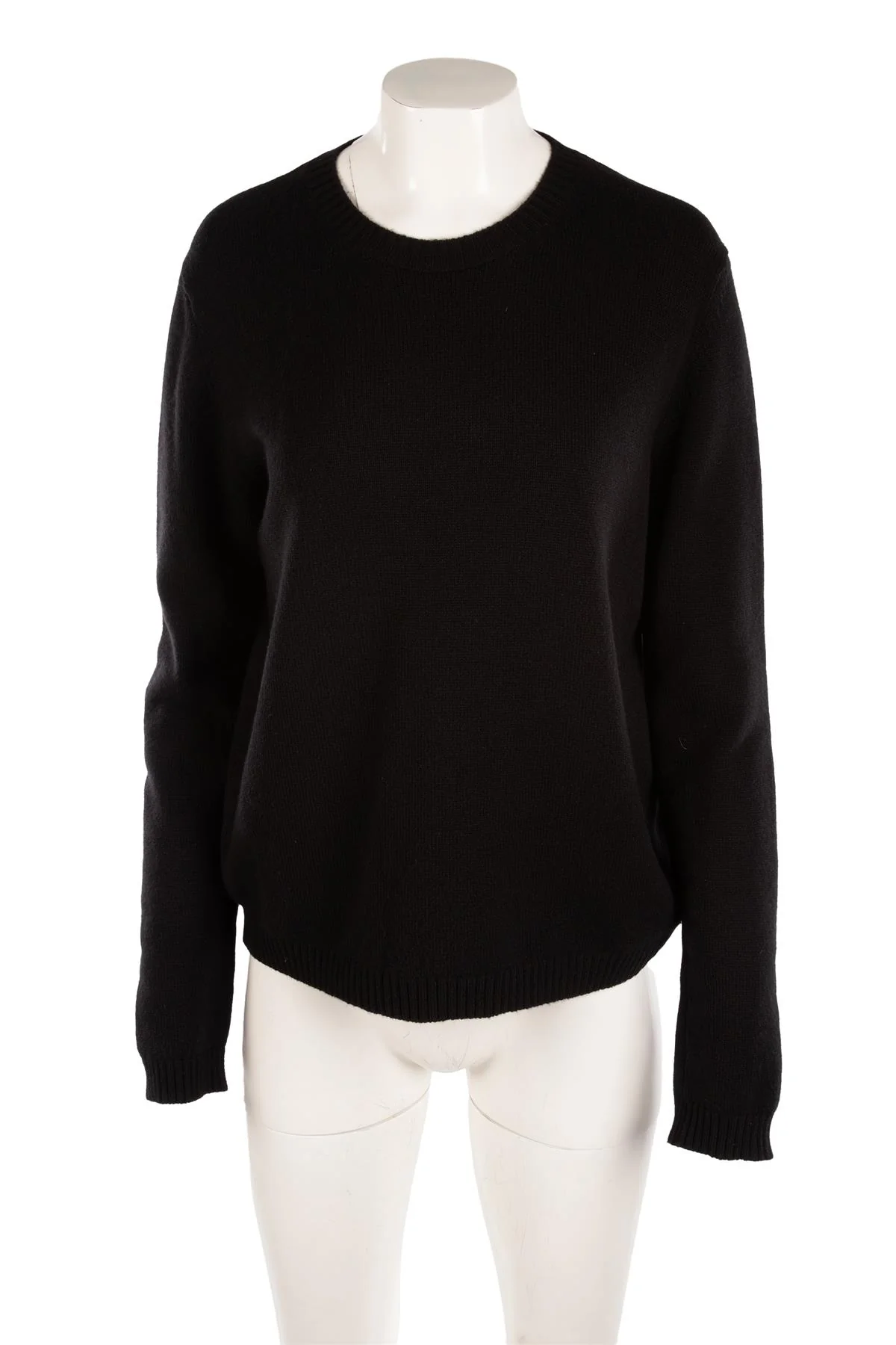 LORO PIANA BLACK CASHMERE SWEATER IT 46 UK 14 - Image 2