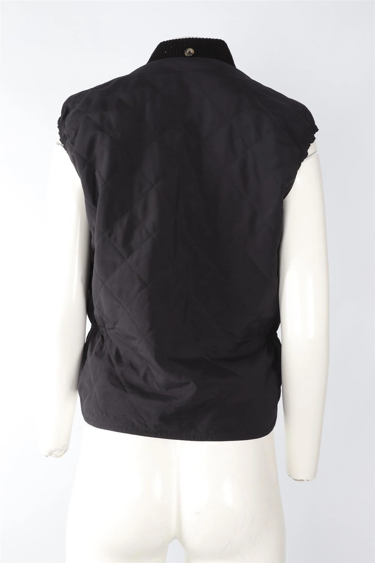 LORO PIANA BLACK VINTAGE SHELL GILET MEDIUM - Image 4