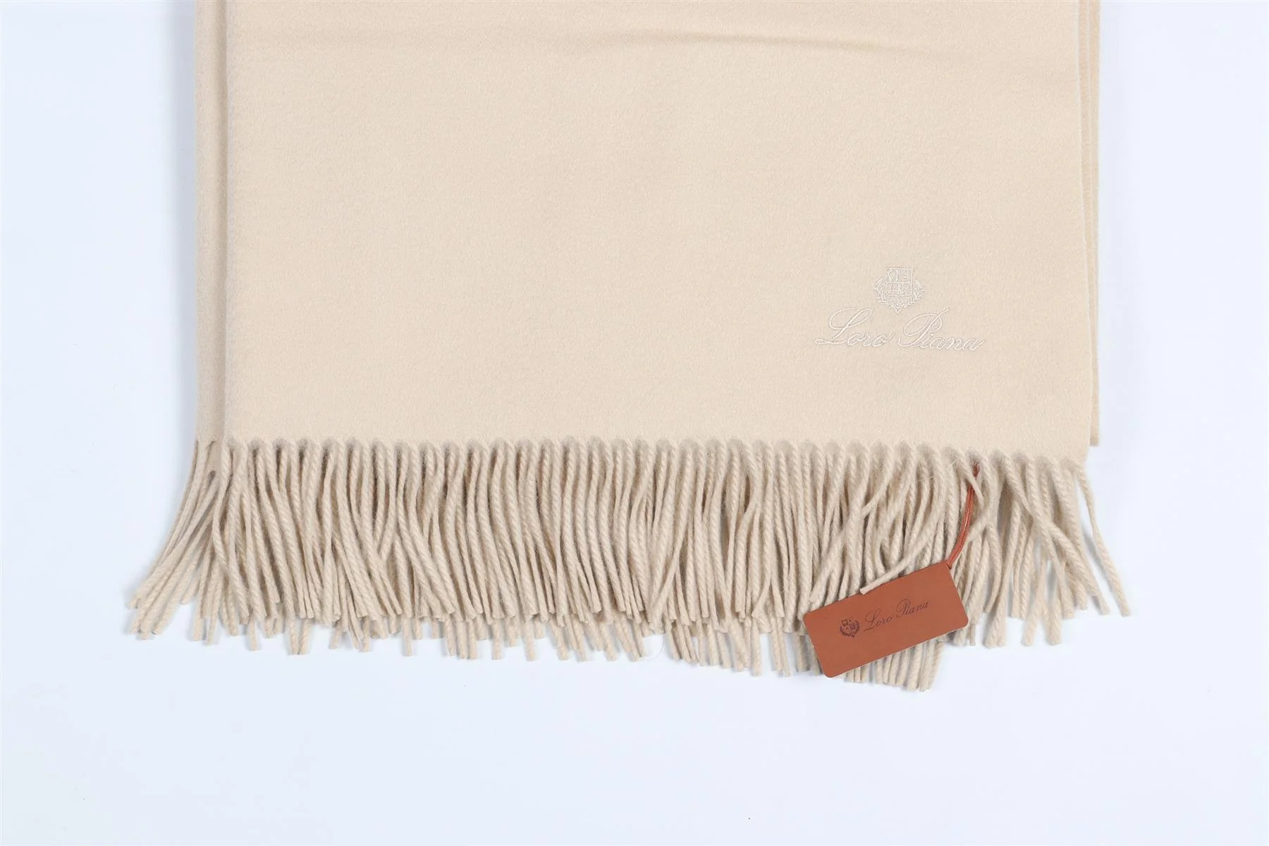 LORO PIANA CREAM UNITO CASHMERE BLANKET - Image 3