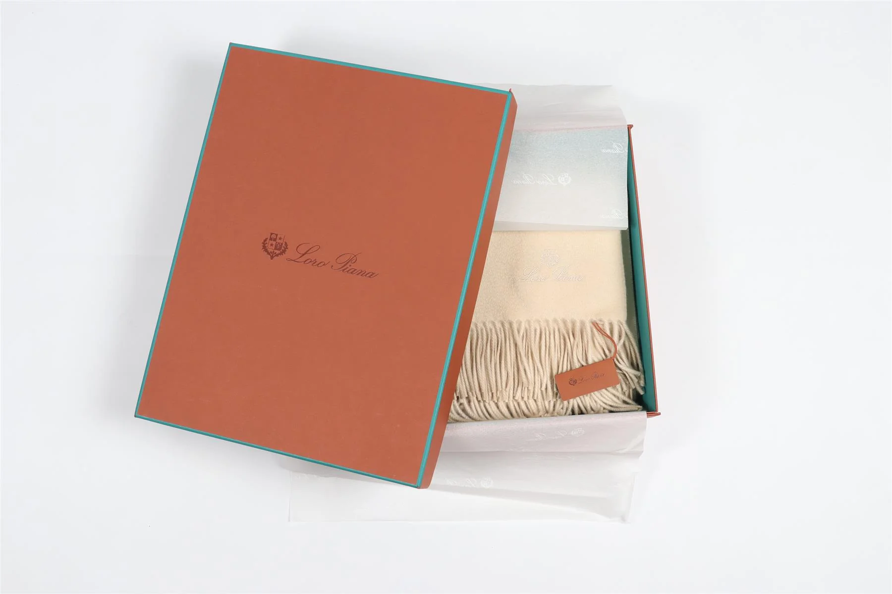 LORO PIANA CREAM UNITO CASHMERE BLANKET - Image 4