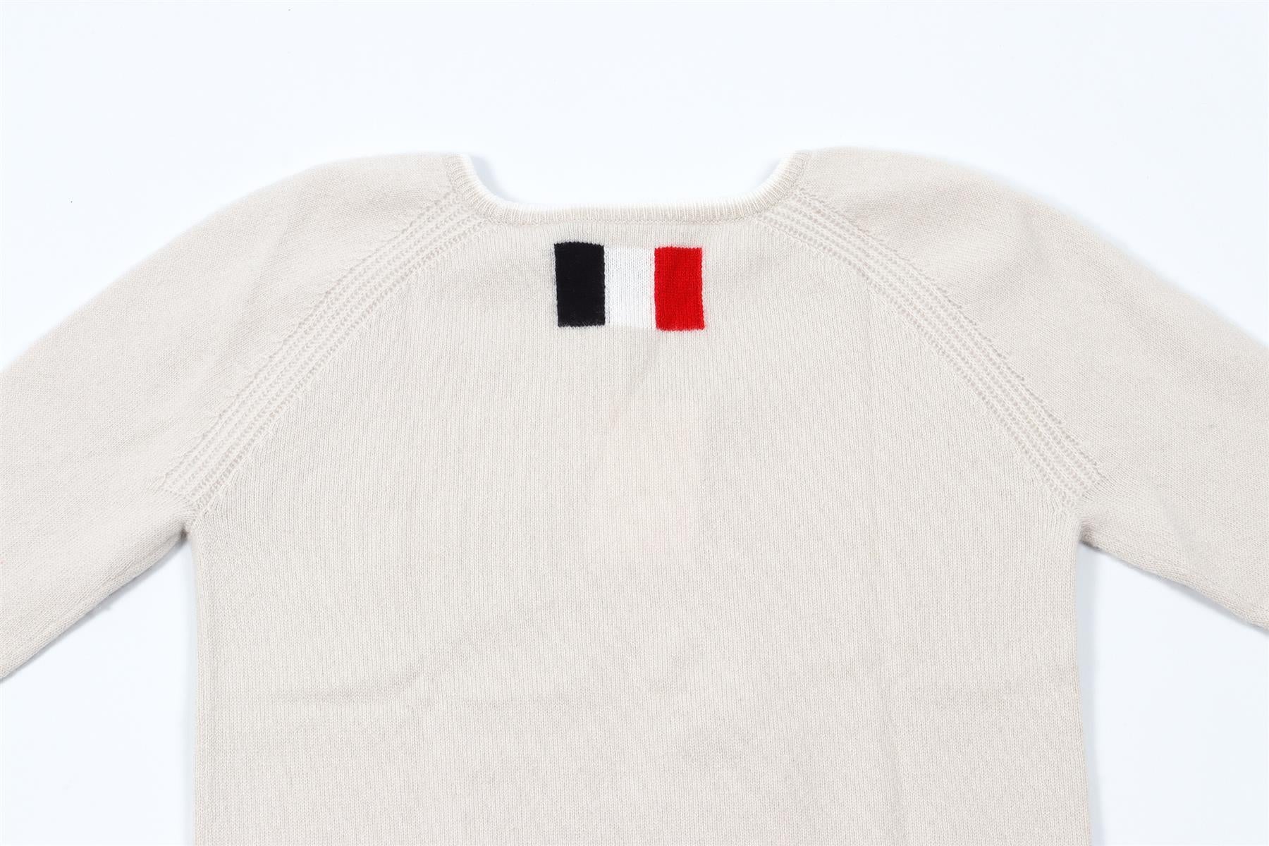 LORO PIANA ECRU KIDS BOYS SWEATER 6 YEARS - Image 5