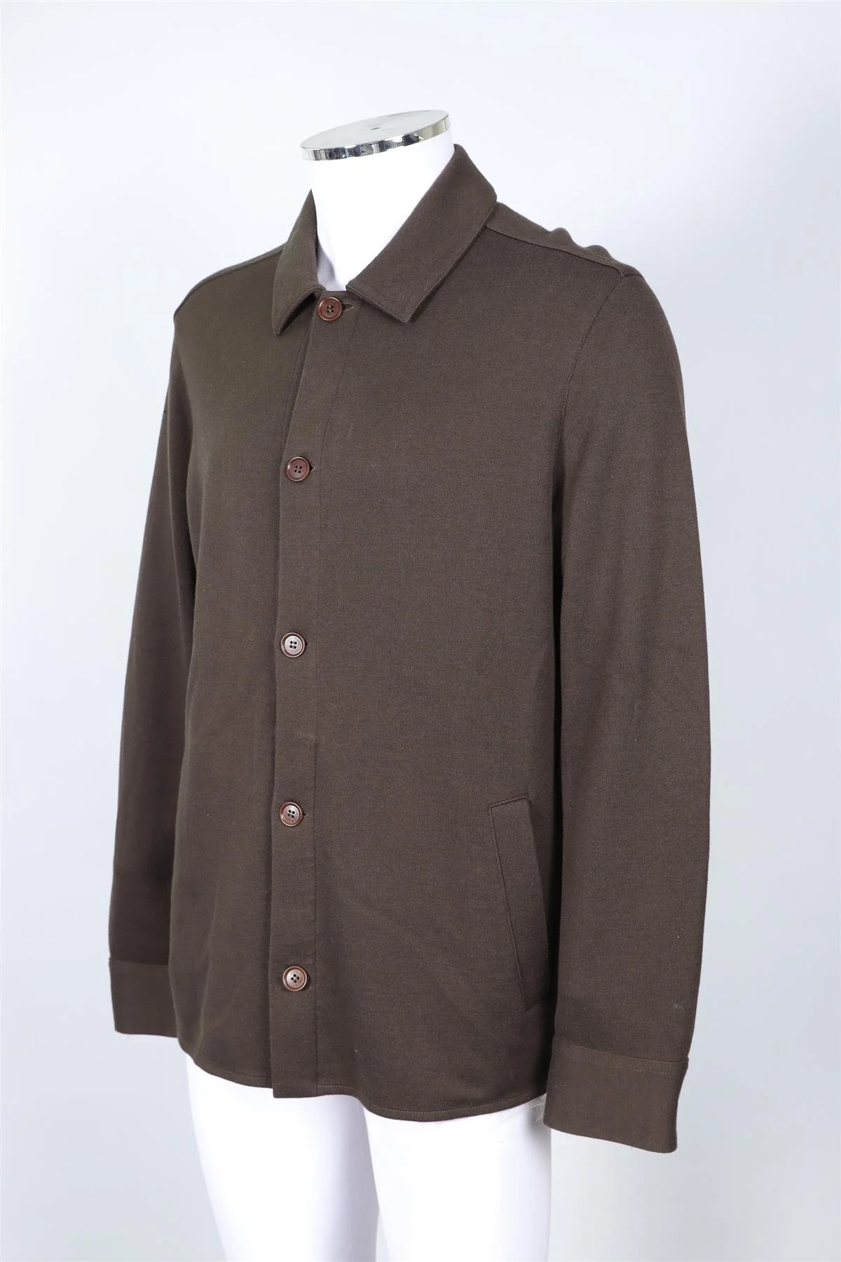 LORO PIANA GREEN MEN'S COTTON JACKET XXLARGE - Image 3