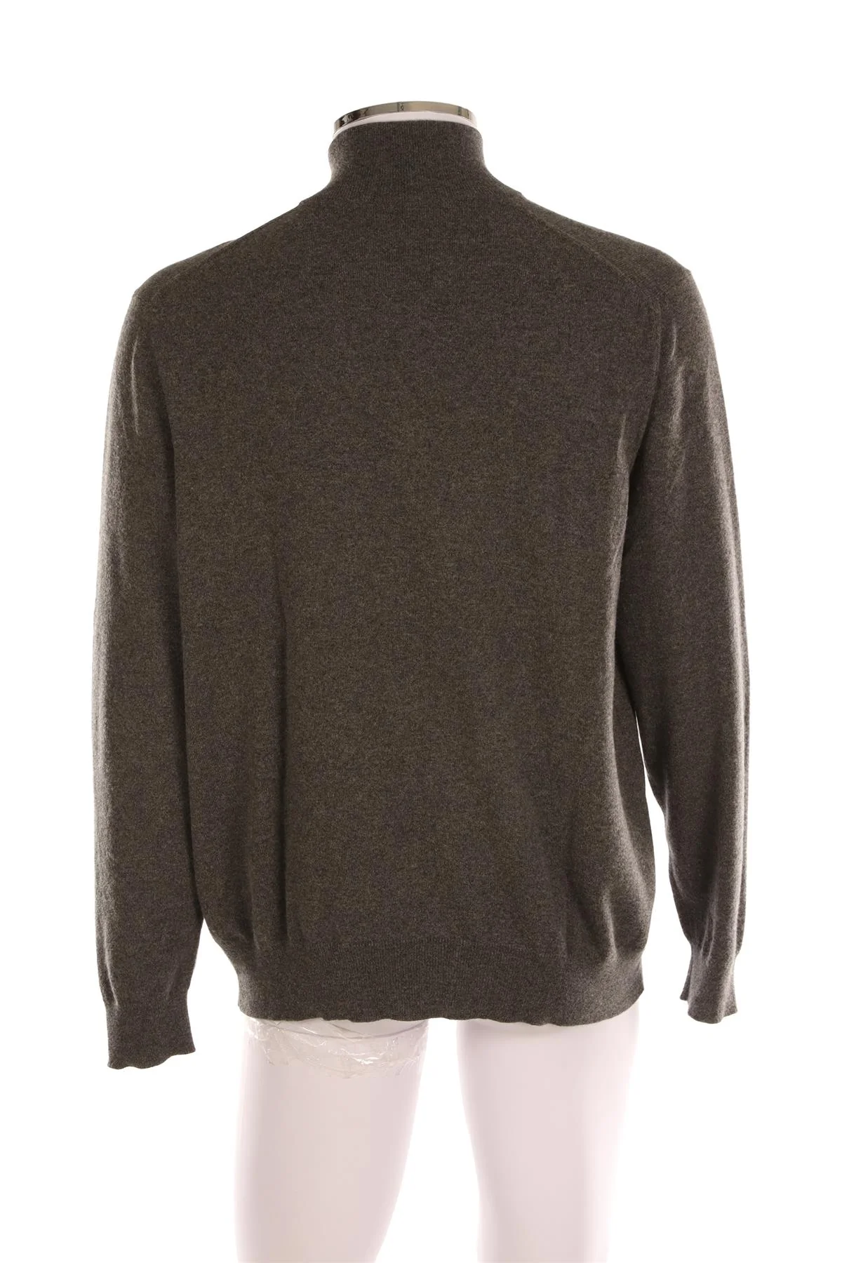 LORO PIANA GREY MEN'S CASHMERE SWEATER IT 52 UK/US 42 - Image 4