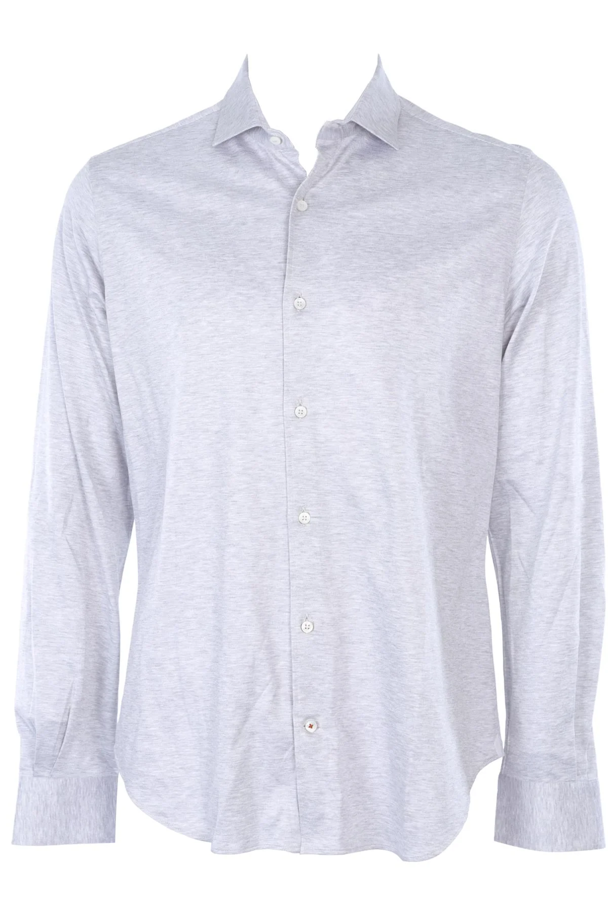 LORO PIANA LIGHT GREY MEN'S SHIRT MEDIUM