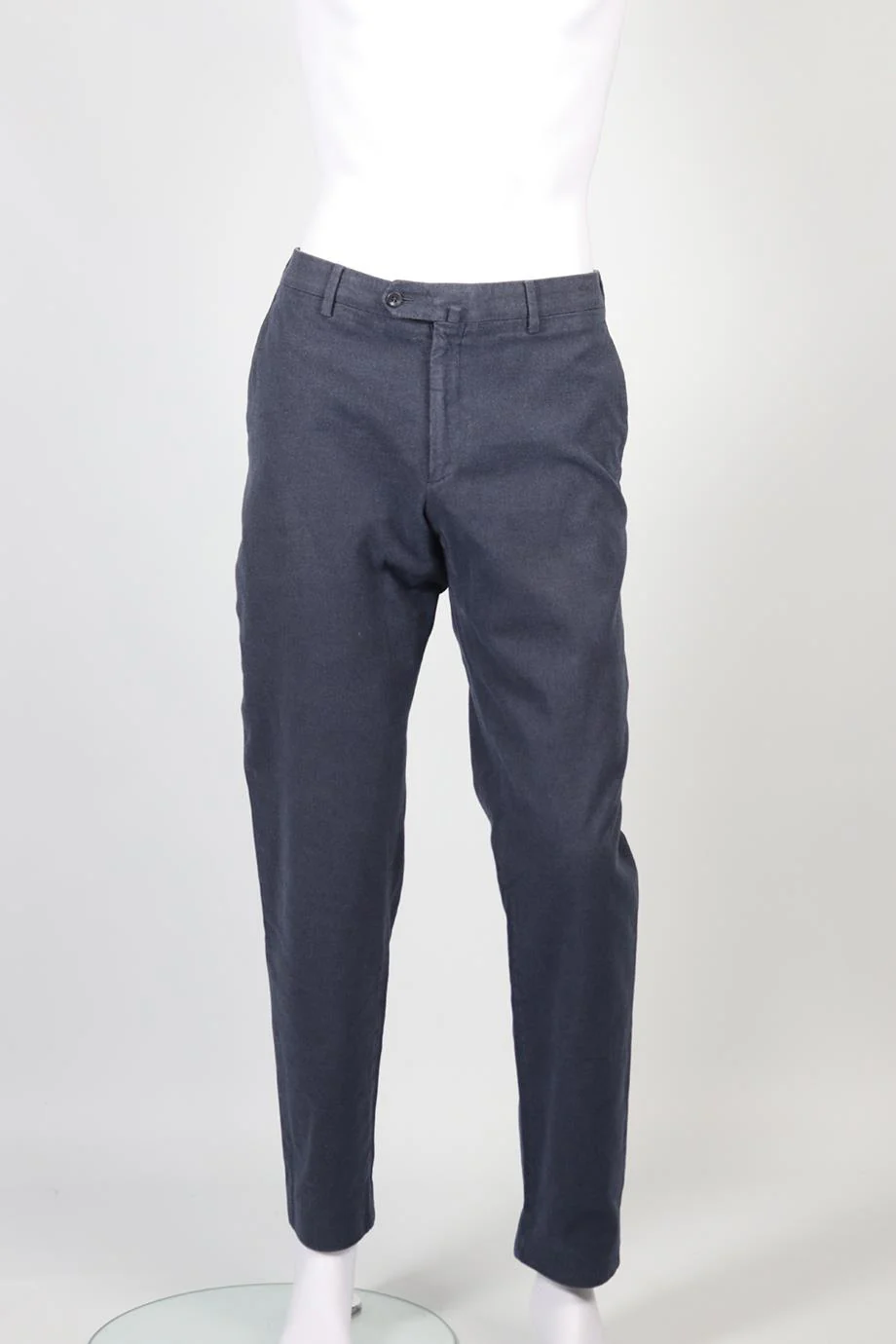 LORO PIANA MENS COTTON BLEND STARIGHT LEG PANTS IT 54 FR 46 UK/US38 - Image 2