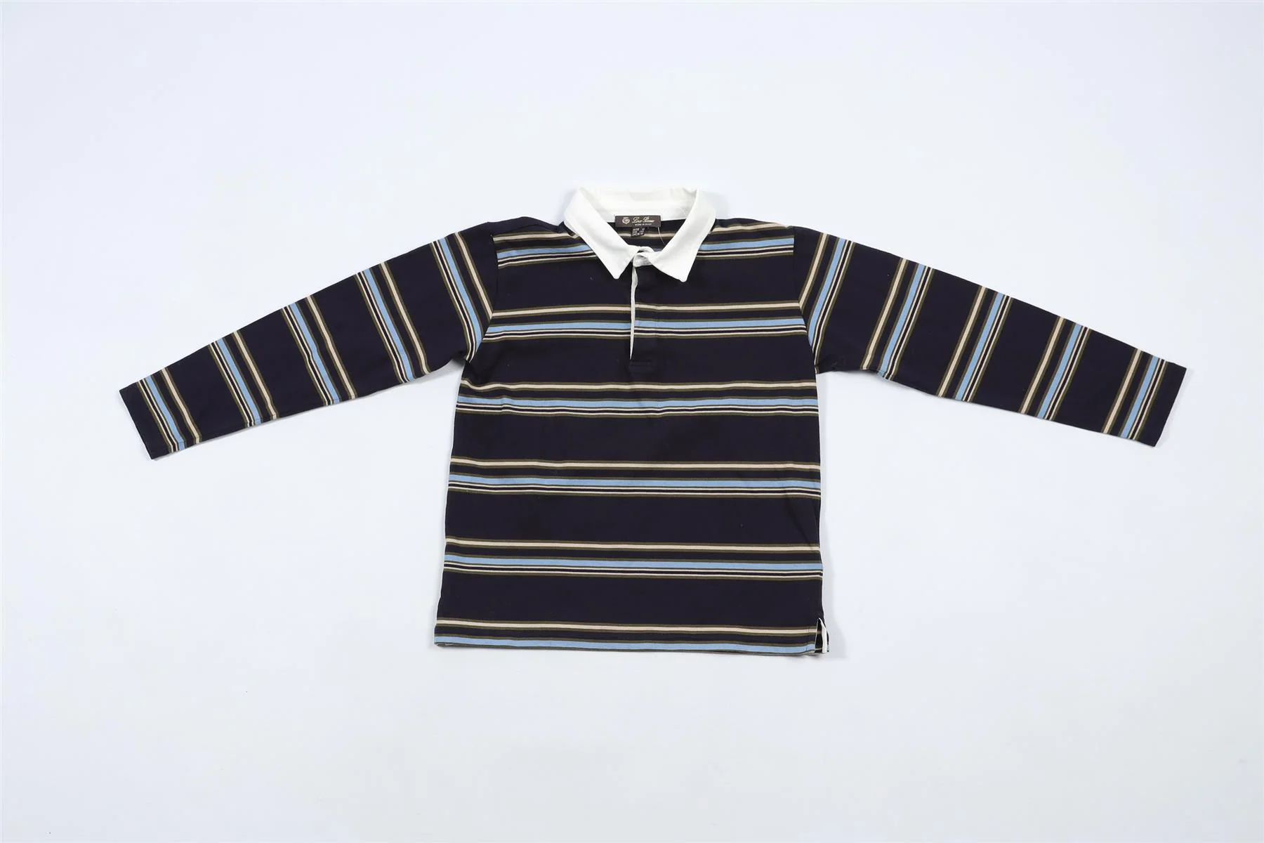 LORO PIANA NAVY KIDS BOYS POLO SHIRT 10 YEARS - Image 2