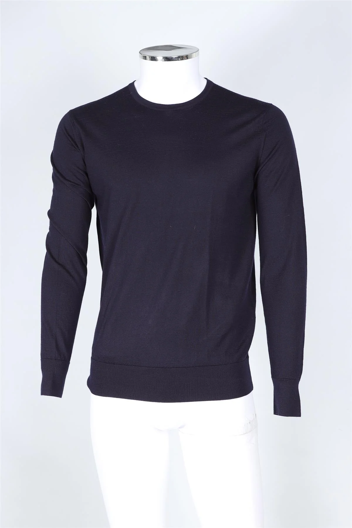 LORO PIANA NAVY MEN'S WOOL SWEATER IT 50 UK/US 40 - Image 2