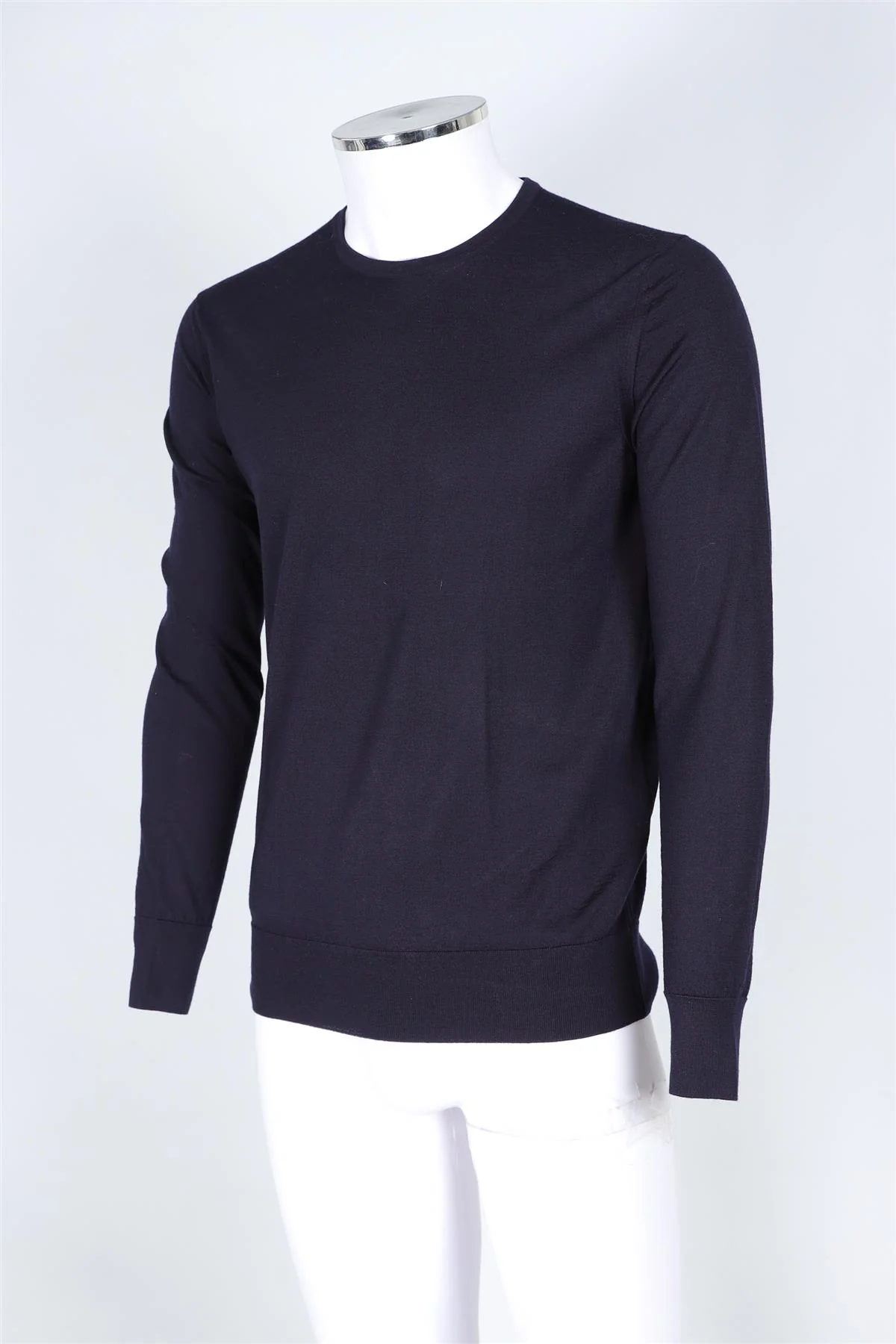 LORO PIANA NAVY MEN'S WOOL SWEATER IT 50 UK/US 40 - Image 3