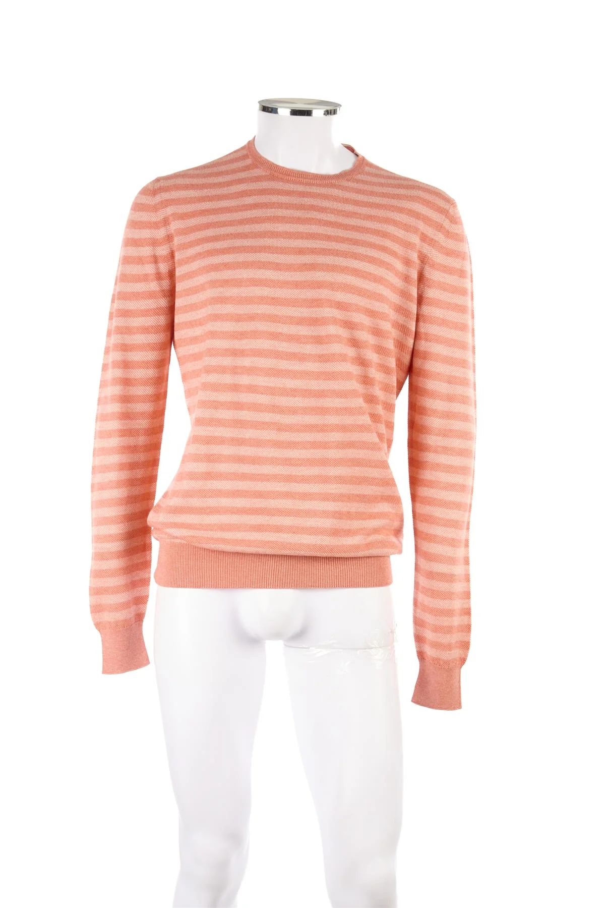 LORO PIANA ORANGE MEN'S COTTON SWEATER UK/US 40 FR 50 IT 50 - Image 2