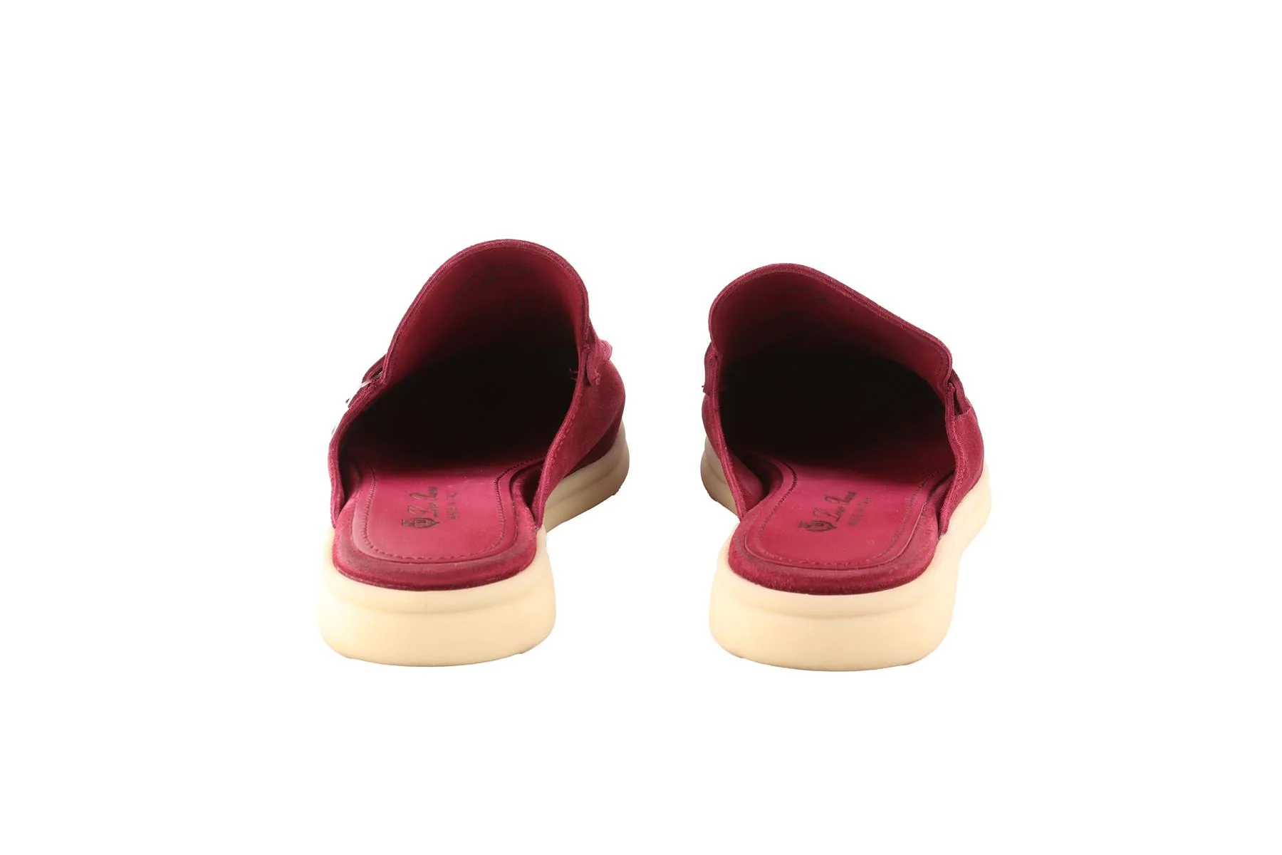 LORO PIANA PURPLE BABOUCHE CHARMS WALK SUEDE MULES EU 36 UK 3 US 6 - Image 5
