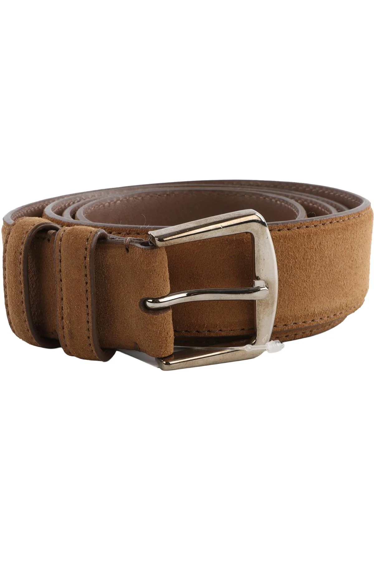 LORO PIANA TAN MEN'S SUEDE BELT 100CM