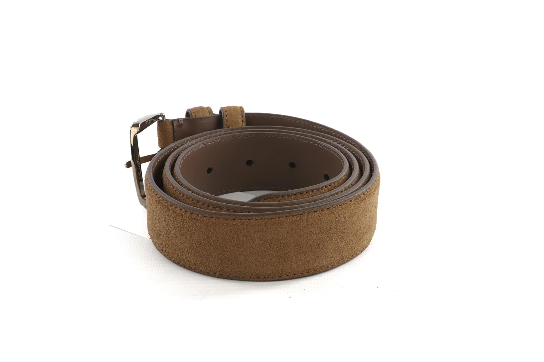 LORO PIANA TAN MEN'S SUEDE BELT 100CM - Image 5