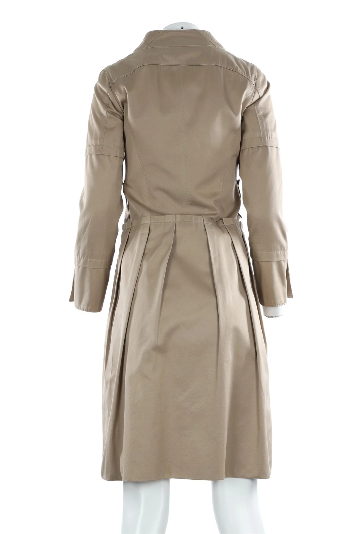 LOUIS VUITTON BEIGE 2007 COTTON COAT FR 36 UK 8 - Image 4