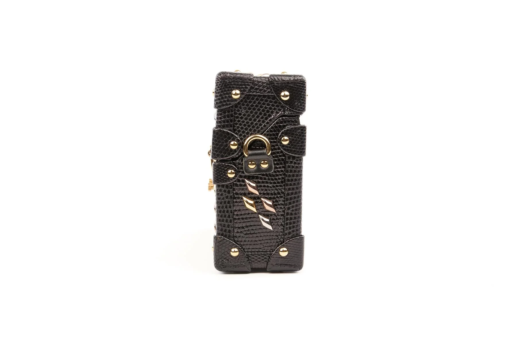 LOUIS VUITTON BLACK 2016 PETITE MALLE LEATHER CLUTCH - Image 6