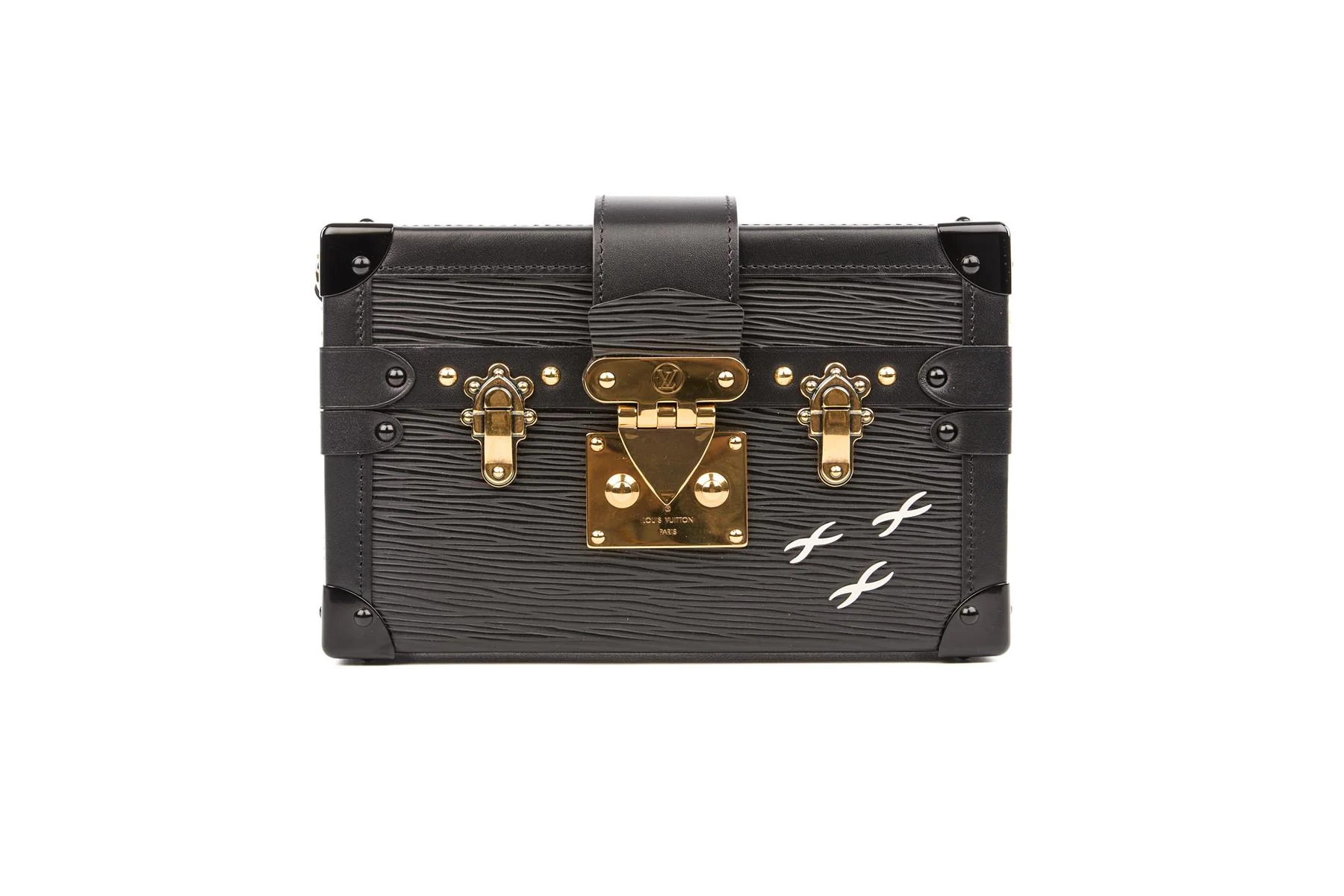 LOUIS VUITTON BLACK 2017 PETITE MALLE EPI LEATHER CLUTCH - Image 2