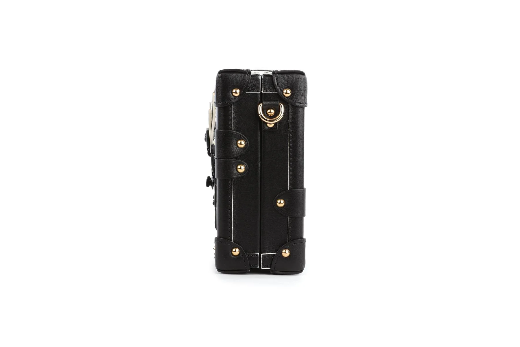 LOUIS VUITTON BLACK 2017 PETITE MALLE GOLDEN LIGHT LEATHER CLUTCH - Image 6