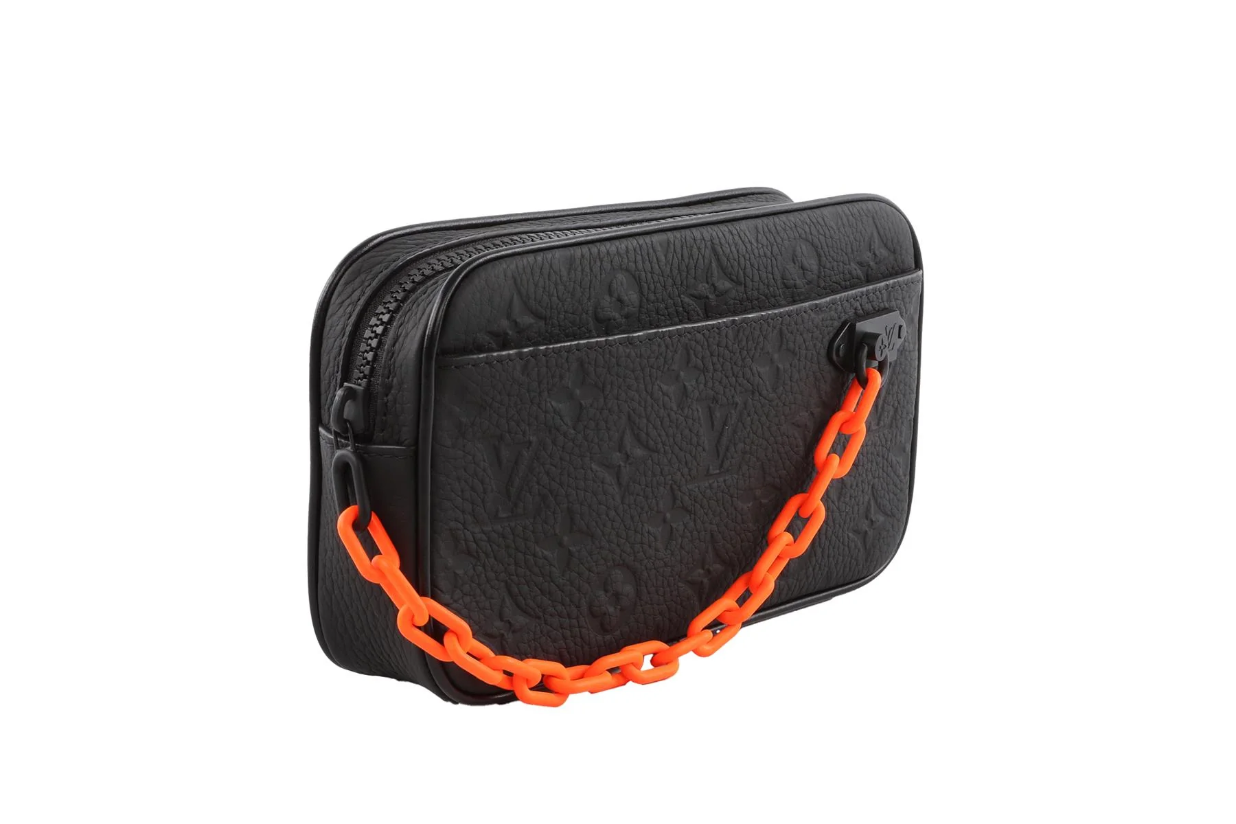 LOUIS VUITTON BLACK 2022 UNIFORMES MONOGRAM TAURILLON SOLAR RAY SOFT POCHETTE VOLGA BELT BAG - Image 3