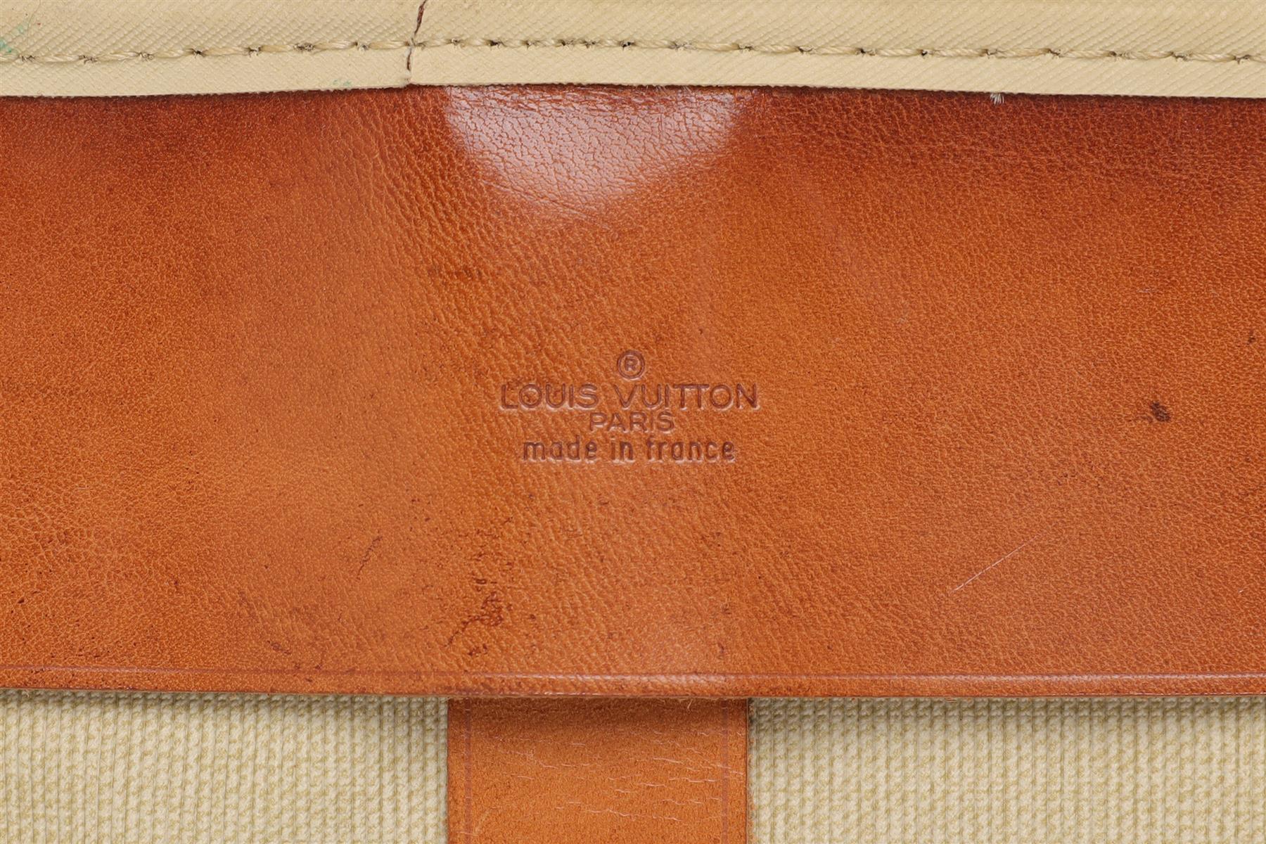 LOUIS VUITTON BROWN 1987 SIRIUS 70 MONOGRAM COATED CANVAS SUITCASE - Image 11