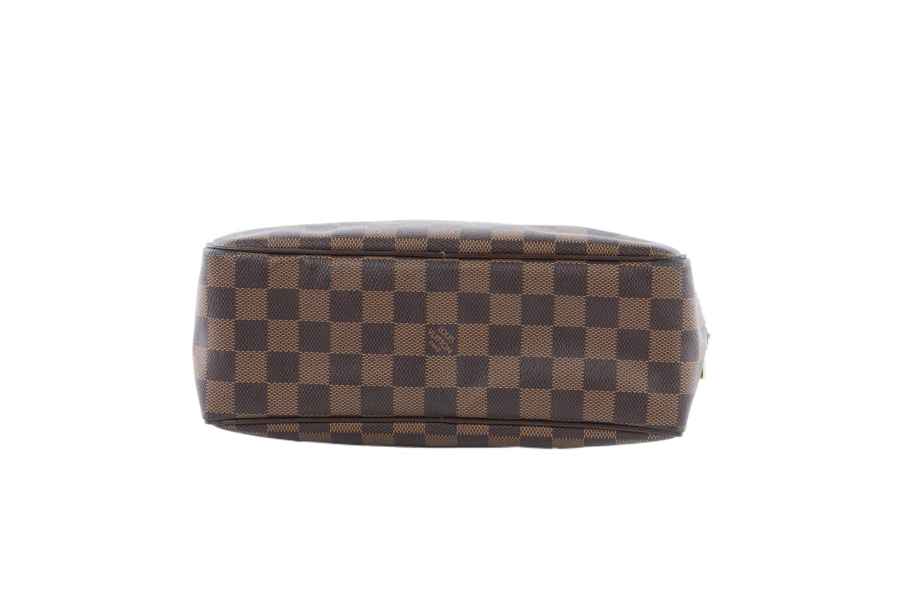 LOUIS VUITTON BROWN 2013 TROUSSE TOILETTE 25 DAMIER EBENE COSMETICS POUCH - Image 7
