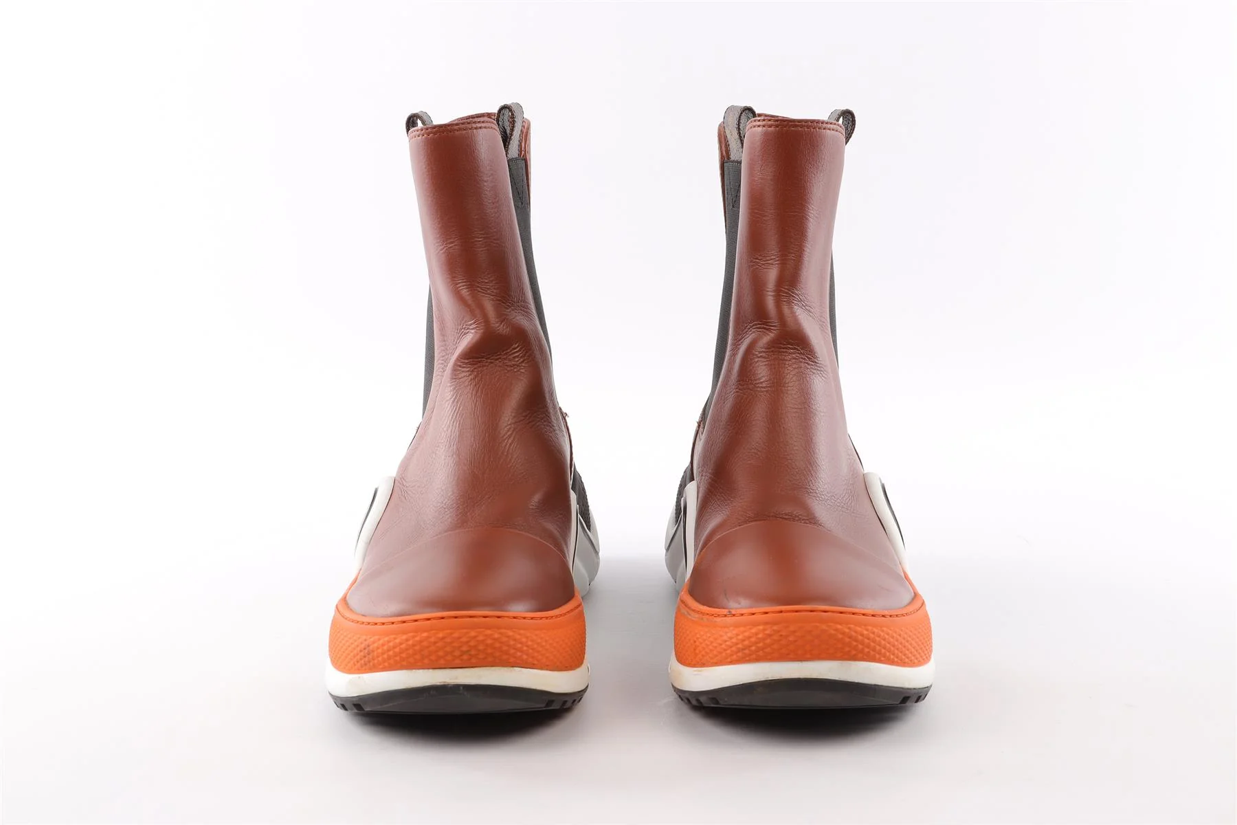 LOUIS VUITTON BROWN ARCHLIGHT LEATHER ANKLE BOOTS EU 41 UK 7 US 11 - Image 3