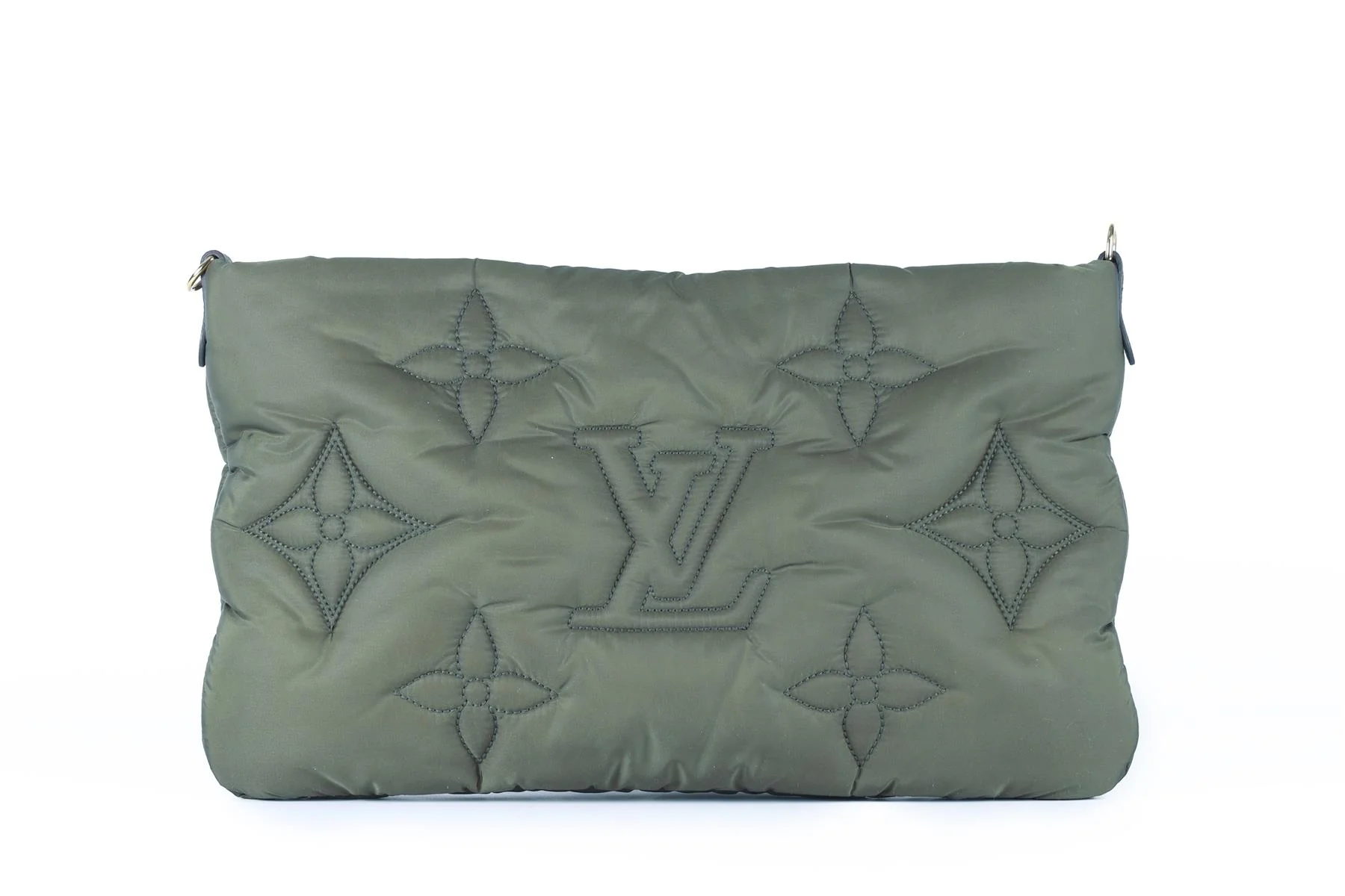 LOUIS VUITTON GREEN 2021 MAXI MULTI POCHETTE MONOGRAM NYLON SHOULDER BAG - Image 7