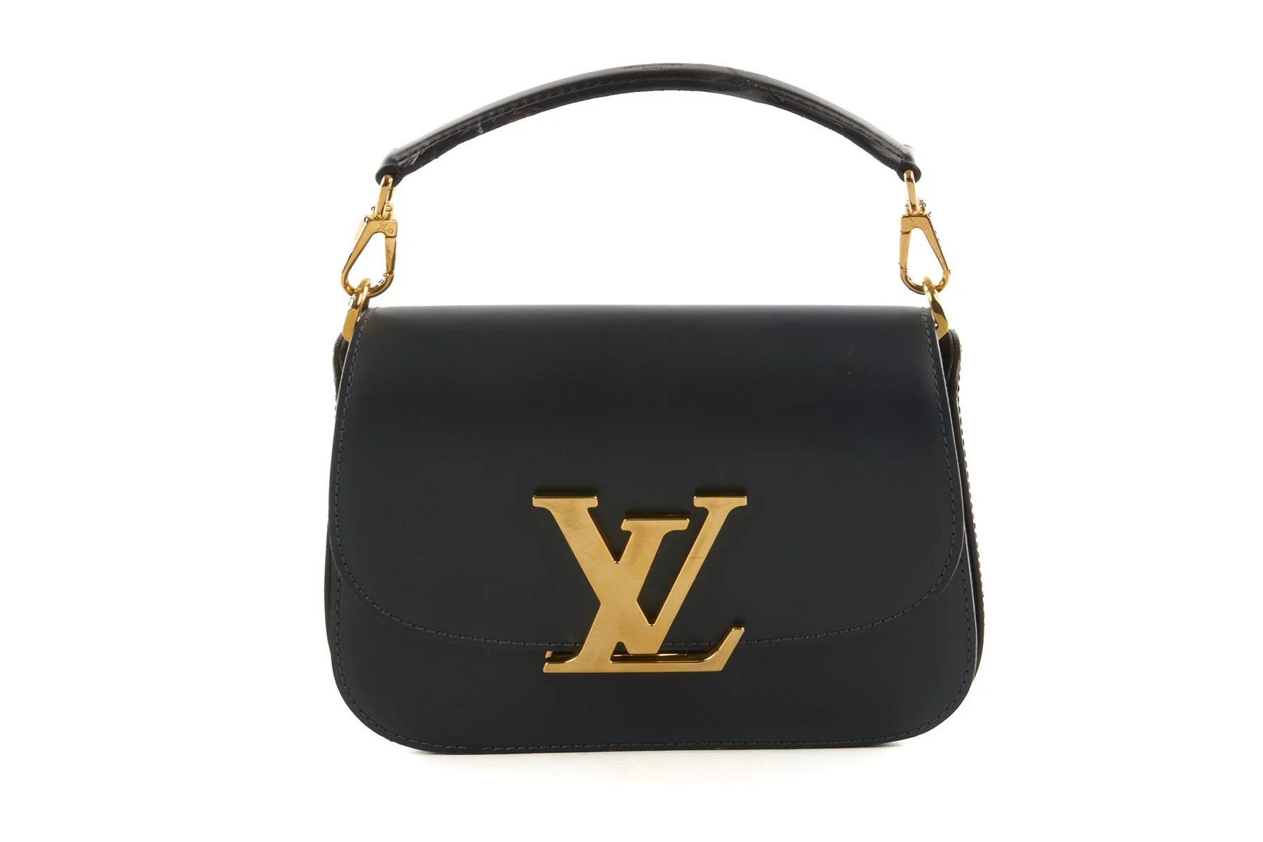 LOUIS VUITTON NAVY 2013 VIVIENNE LEATHER TOTE BAG - Image 2