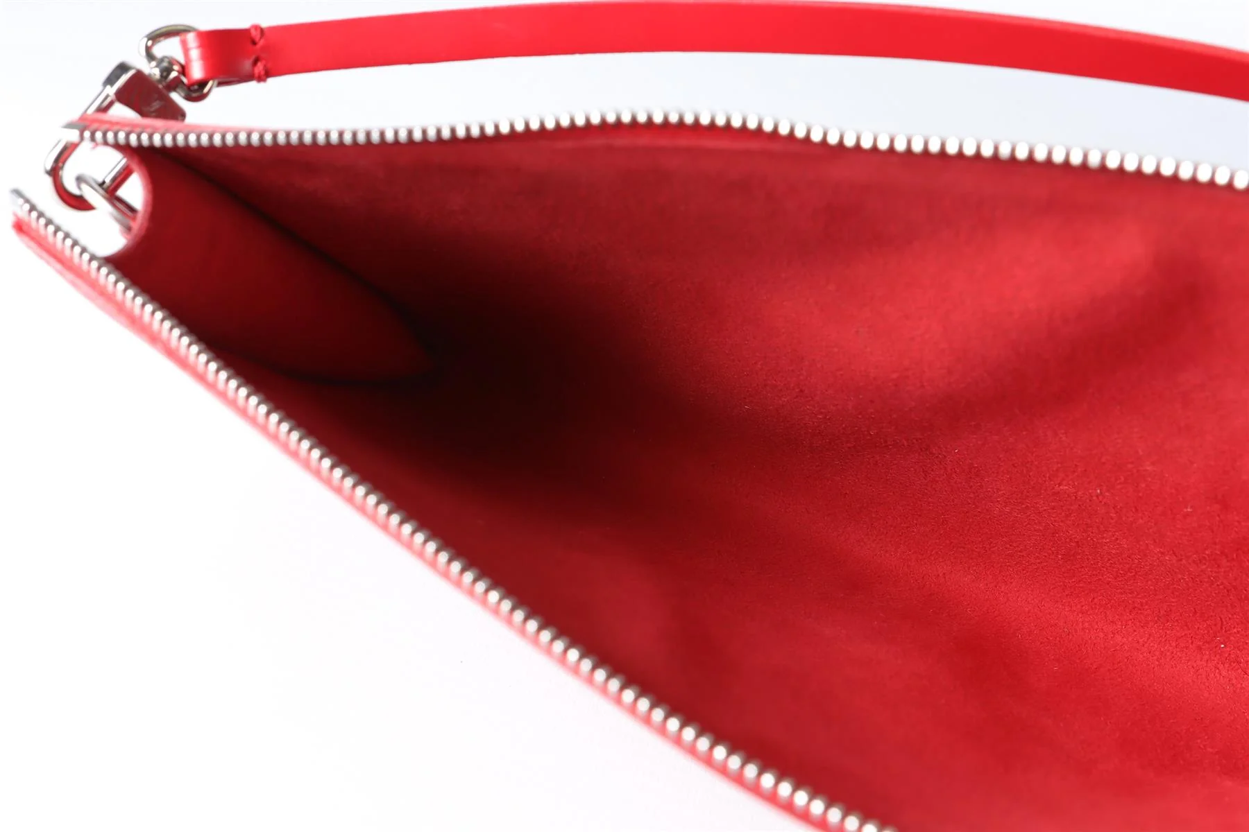LOUIS VUITTON RED 2007 POCHETTE ACCESSOIRES EPI LEATHER SHOULDER BAG - Image 8