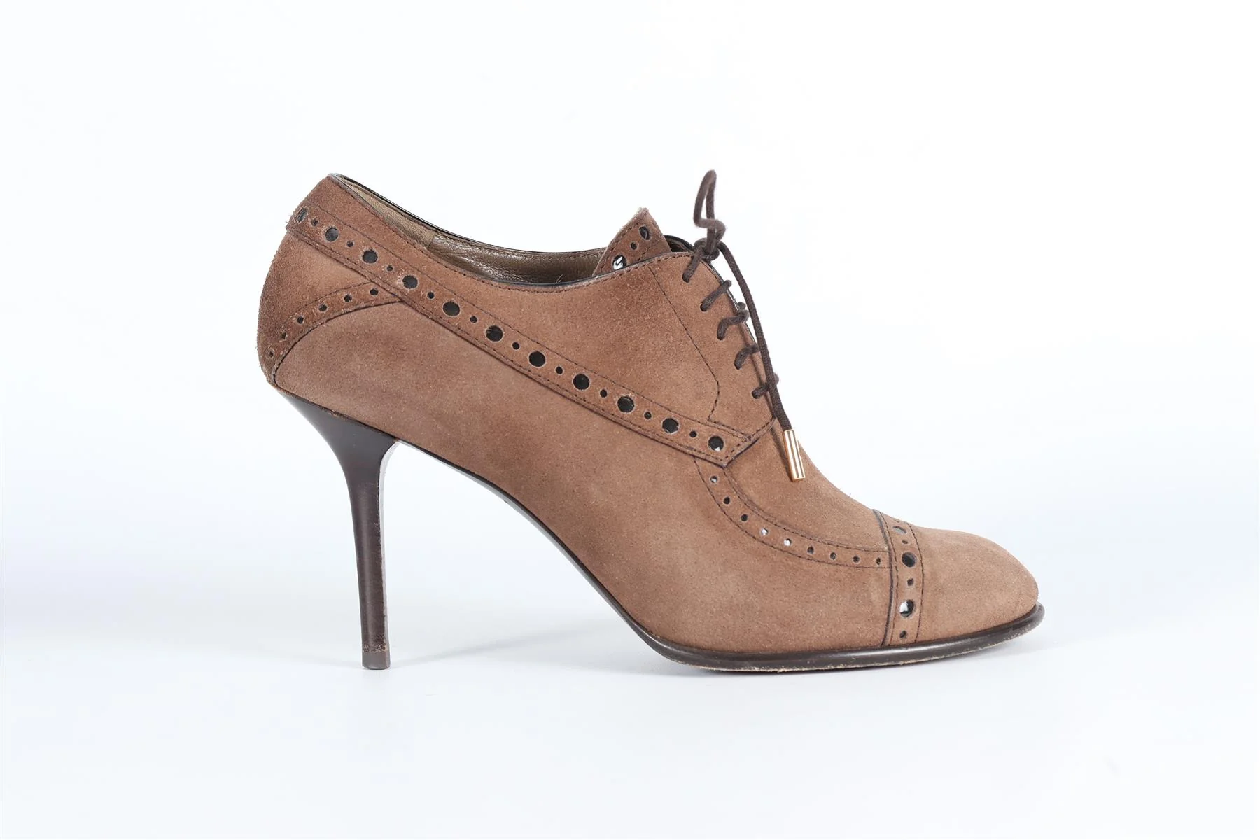 LOUIS VUITTON SUEDE ANKLE BOOTS EU 38 UK 5 US 8 - Image 2