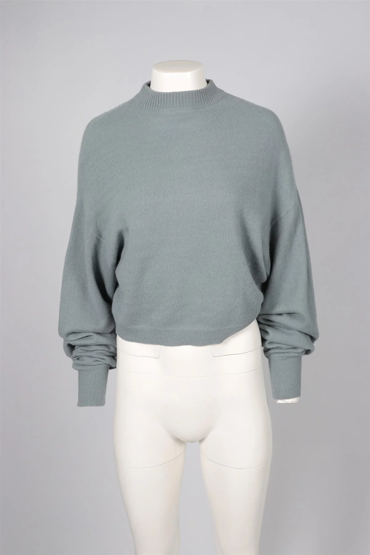 LOULOU STUDIO BLUE CASHMERE SWEATER SMALL - Image 2