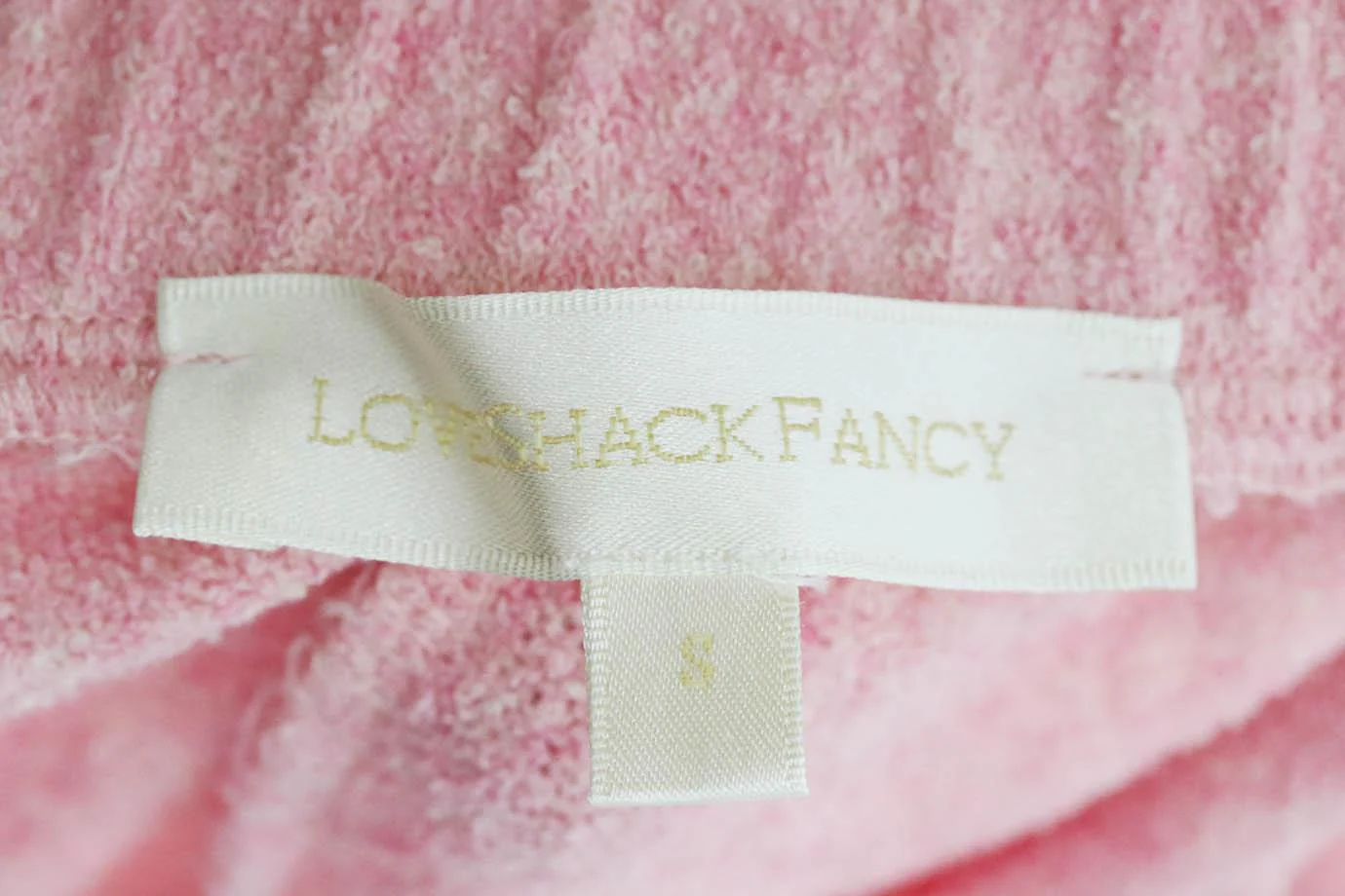 LOVESHACKFANCY BOUCLÉ KNIT SHORTS SMALL - Image 5