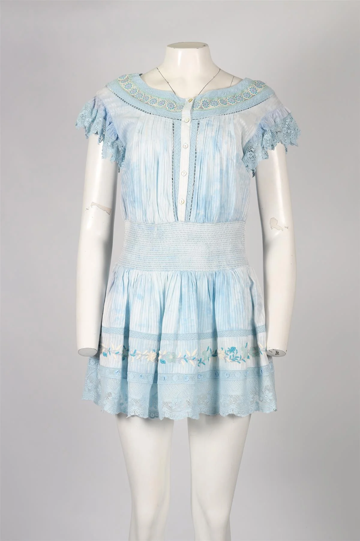 LOVESHACKFANCY COTTON MINI DRESS MEDIUM - Image 2