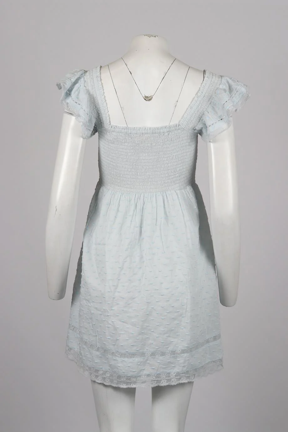 LOVESHACKFANCY COTTON MINI DRESS SMALL - Image 4