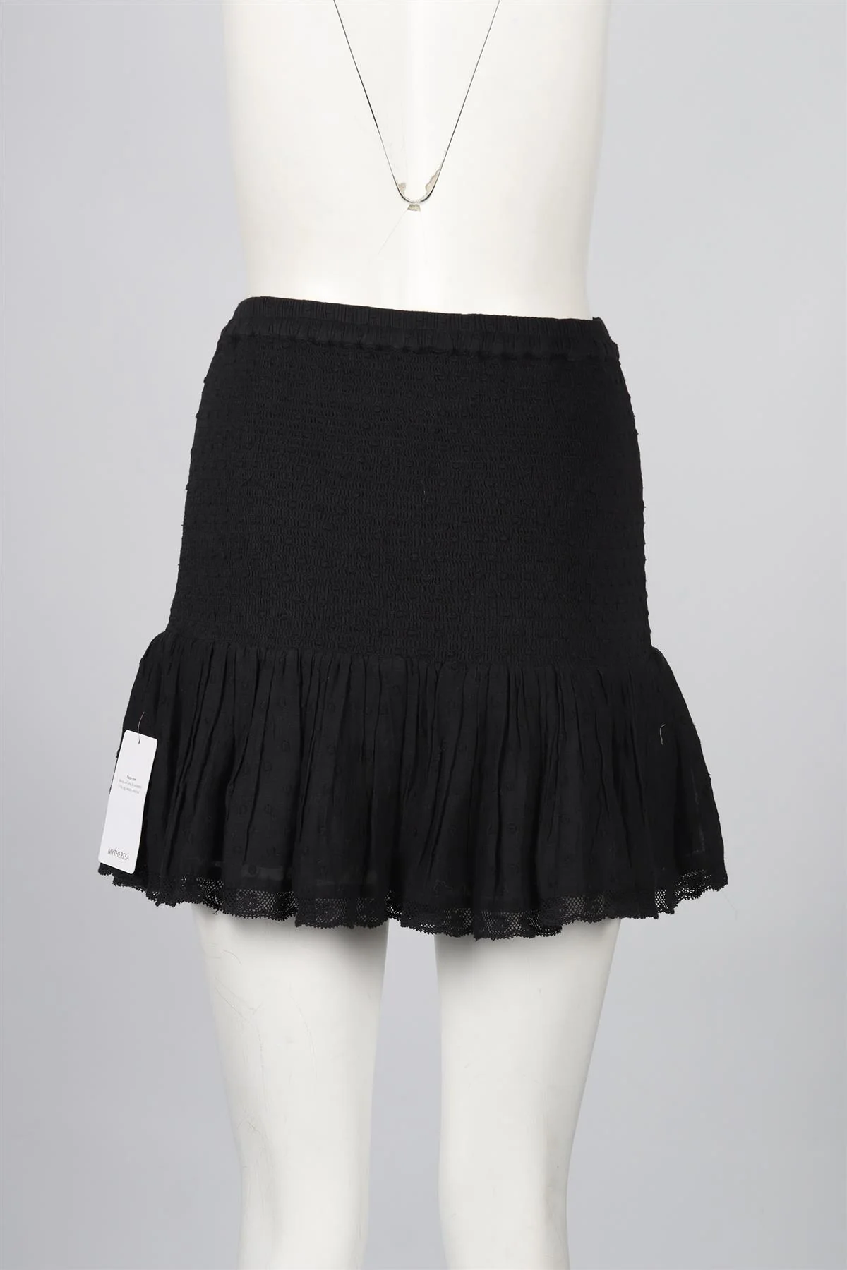 LOVESHACKFANCY COTTON MINI SKIRT SMALL - Image 4