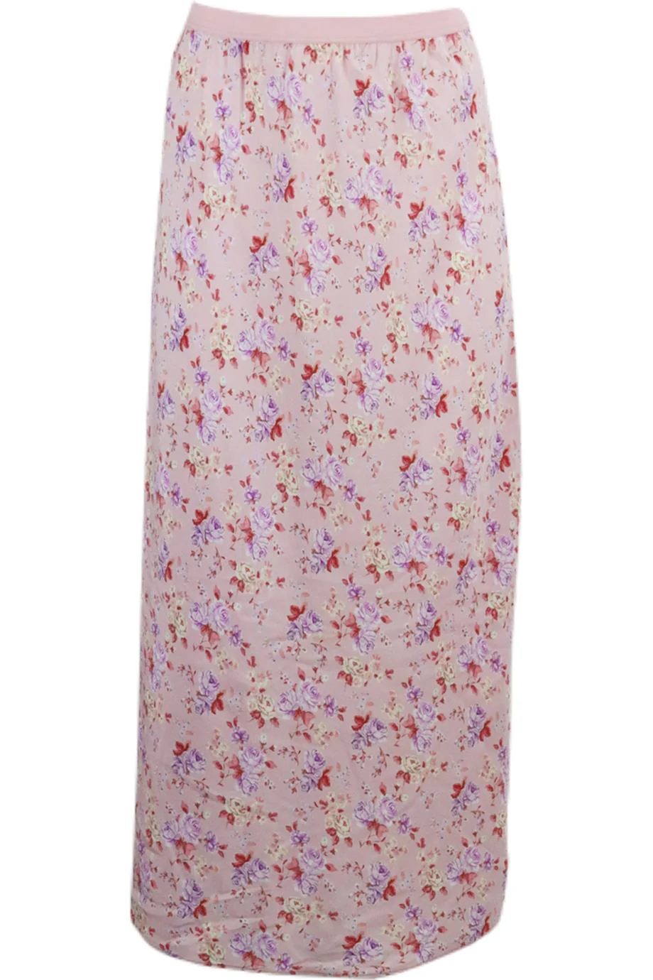 LOVESHACKFANCY FLORAL PRINT SILK MIDI SKIRT SMALL