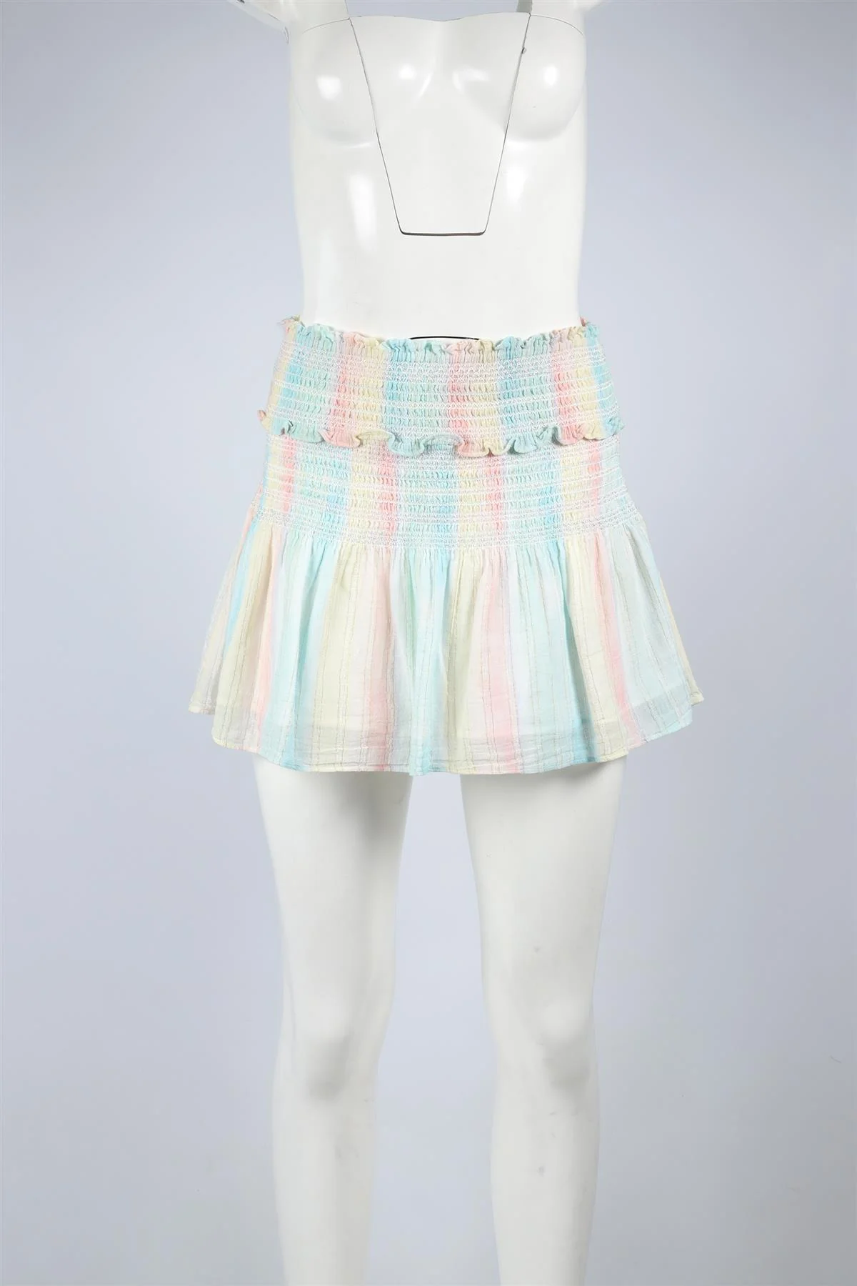 LOVESHACKFANCY MULTI COTTON MINI SKIRT SMALL - Image 2