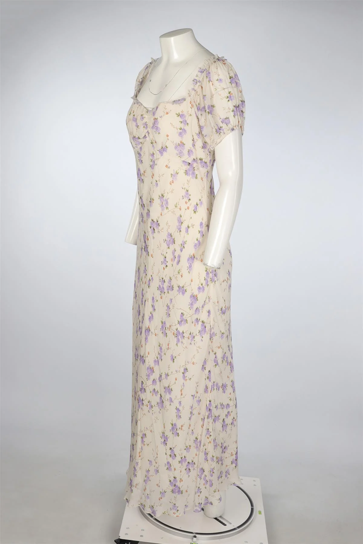 LOVESHACKFANCY MULTI SILK MAXI DRESS MEDIUM - Image 3