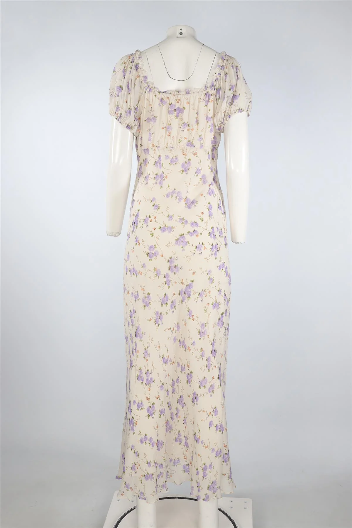 LOVESHACKFANCY MULTI SILK MAXI DRESS MEDIUM - Image 4