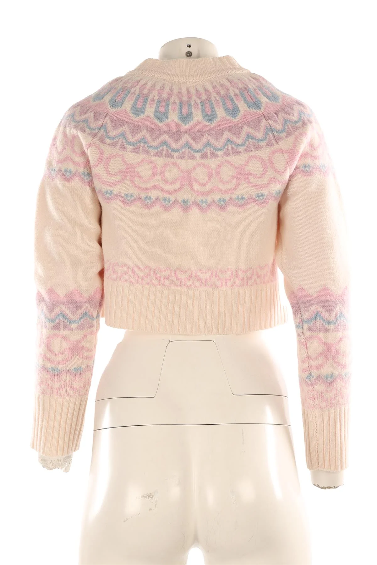 LOVESHACKFANCY MULTI WOOL CARDIGAN XXSMALL - Image 4