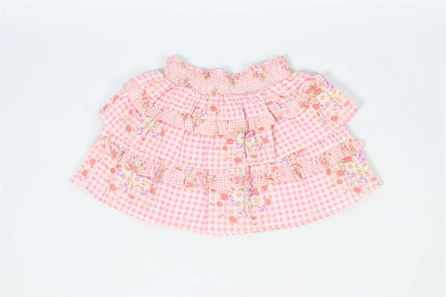 LOVESHACKFANCY PINK BABY GIRLS COTTON SKIRT 18-24 MONTHS - Image 4