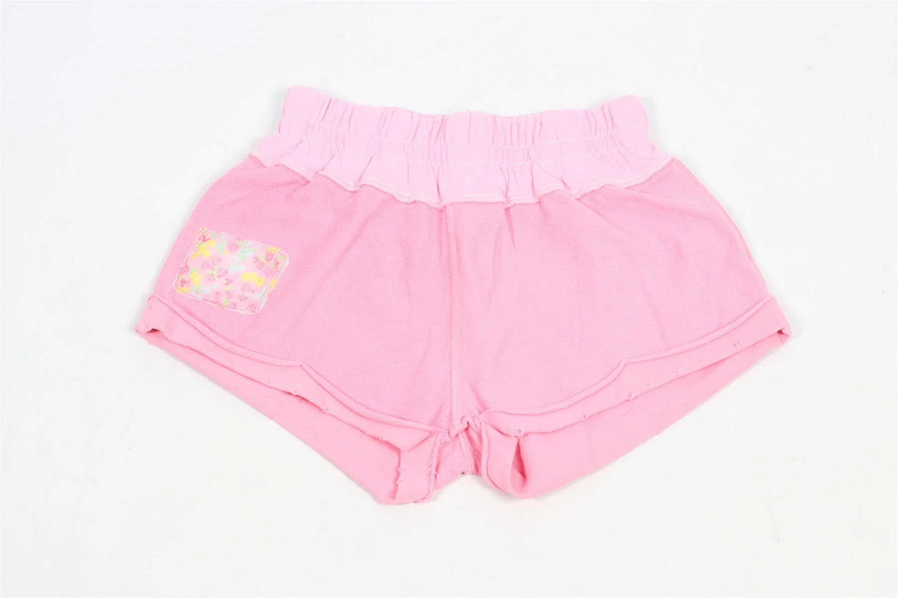 LOVESHACKFANCY PINK COTTON SHORTS SMALL - Image 2