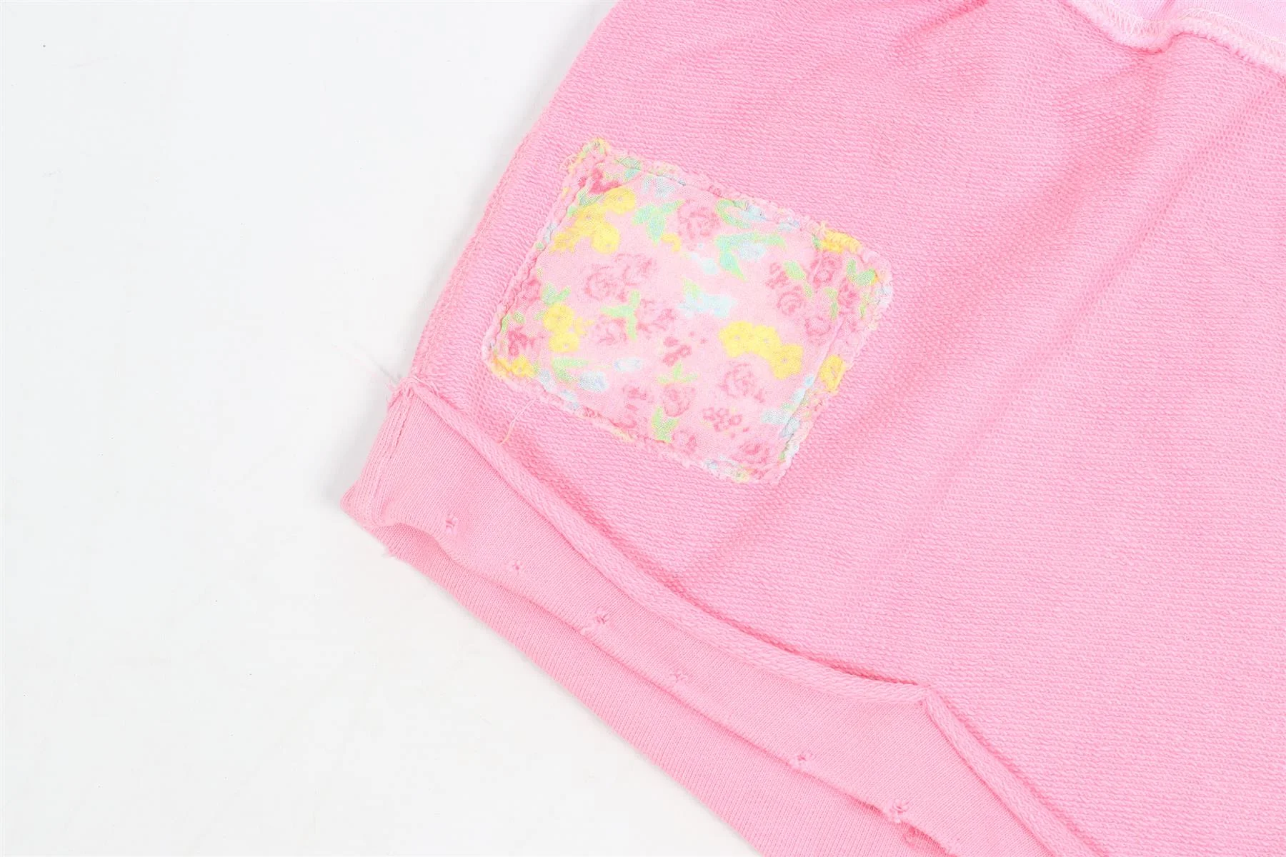 LOVESHACKFANCY PINK COTTON SHORTS SMALL - Image 3