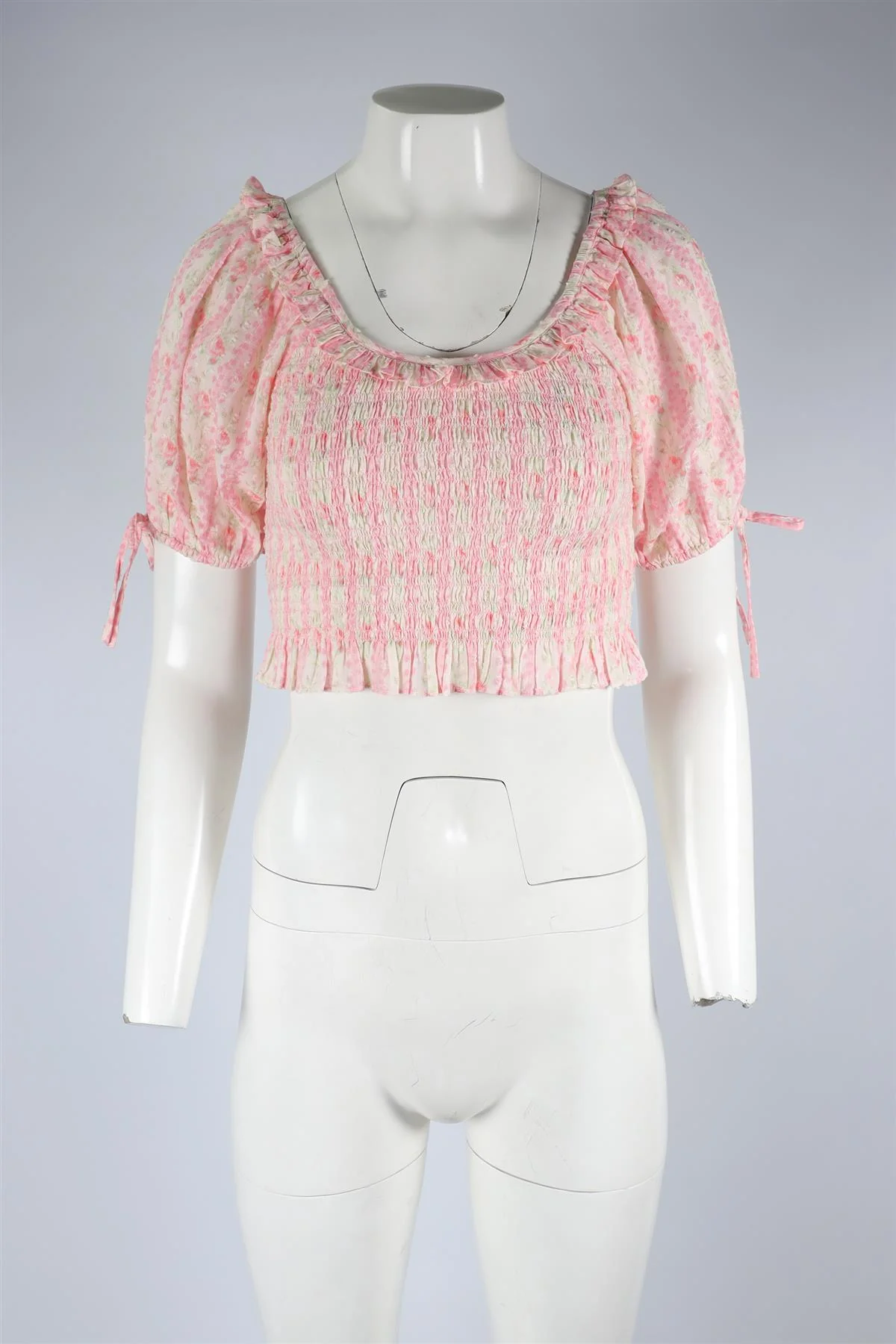 LOVESHACKFANCY PINK COTTON TOP SMALL - Image 2