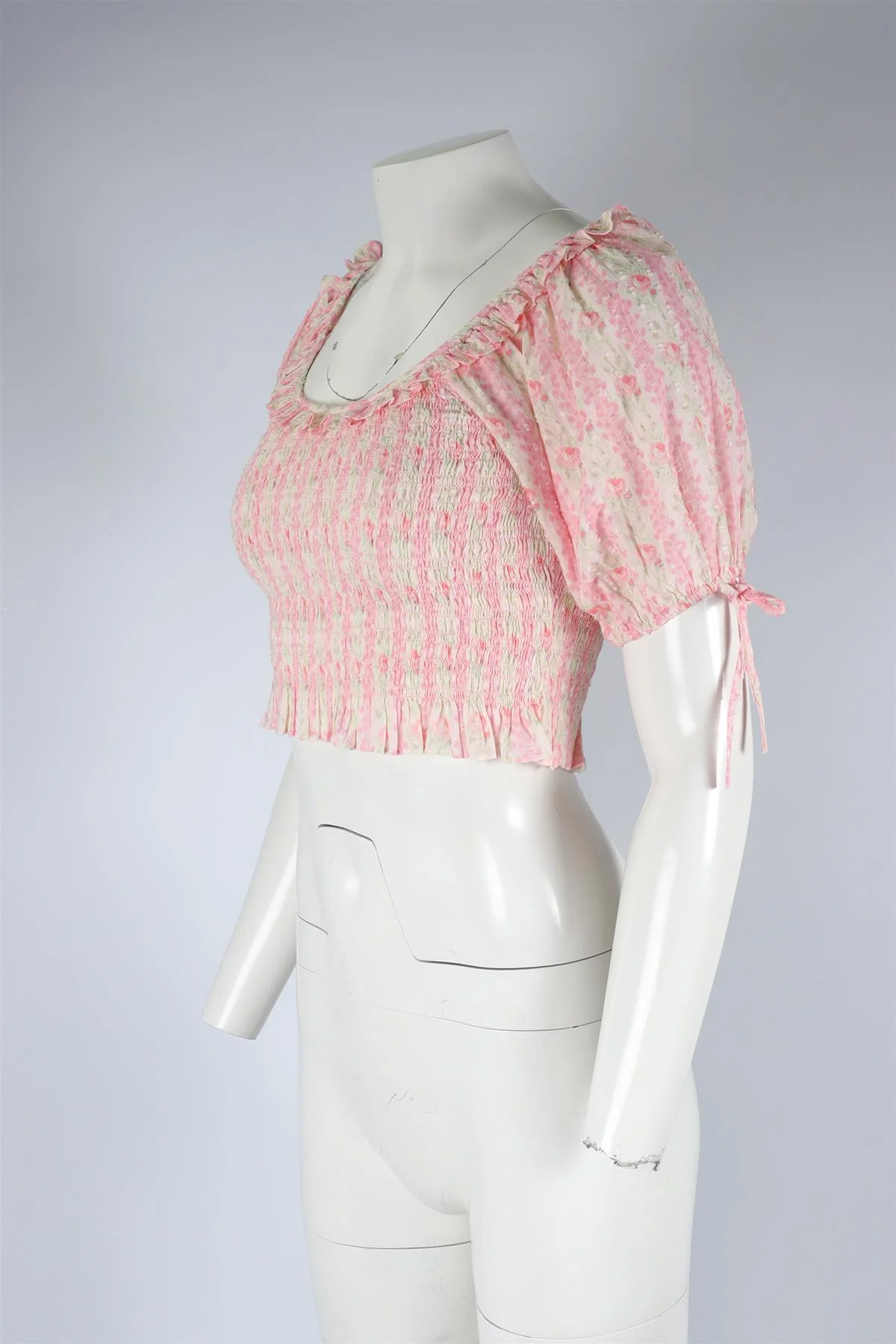 LOVESHACKFANCY PINK COTTON TOP SMALL - Image 3